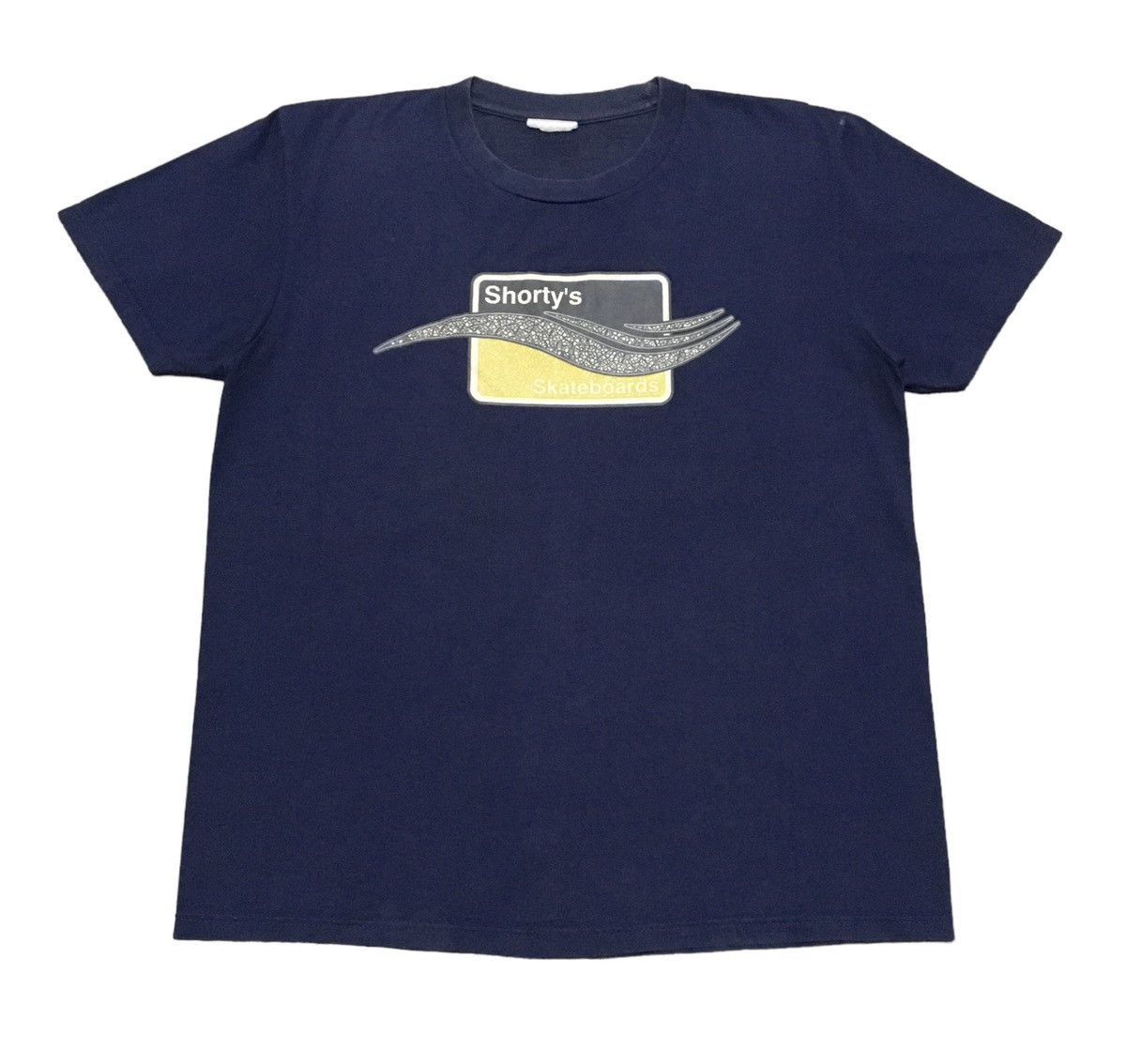 Rare Design Vintage Brand Shorty's Skateboards T-shirt 1990s