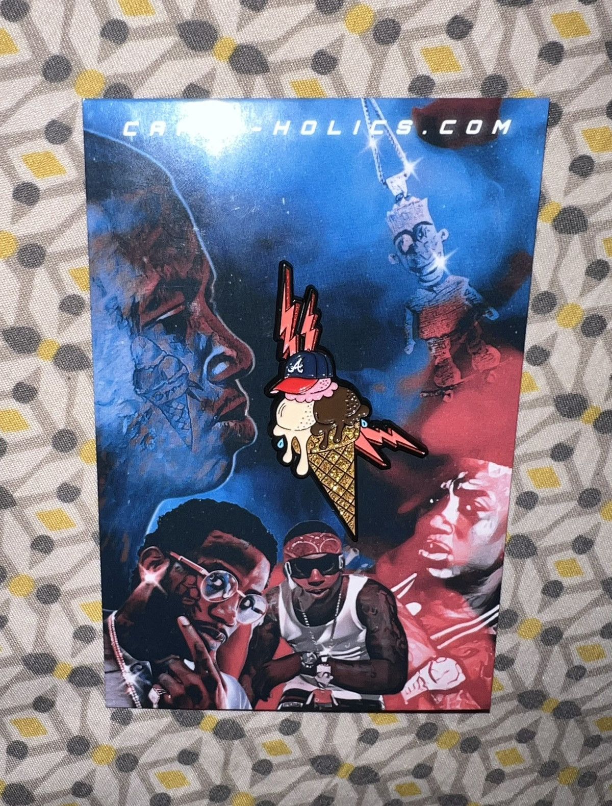 Hat Club OFFERS‼️ Cap-A-Holics 🍦⚡️📌 Neapolitan Cone Hat Pins Hat Club Size ONE SIZE - 10 Thumbnail