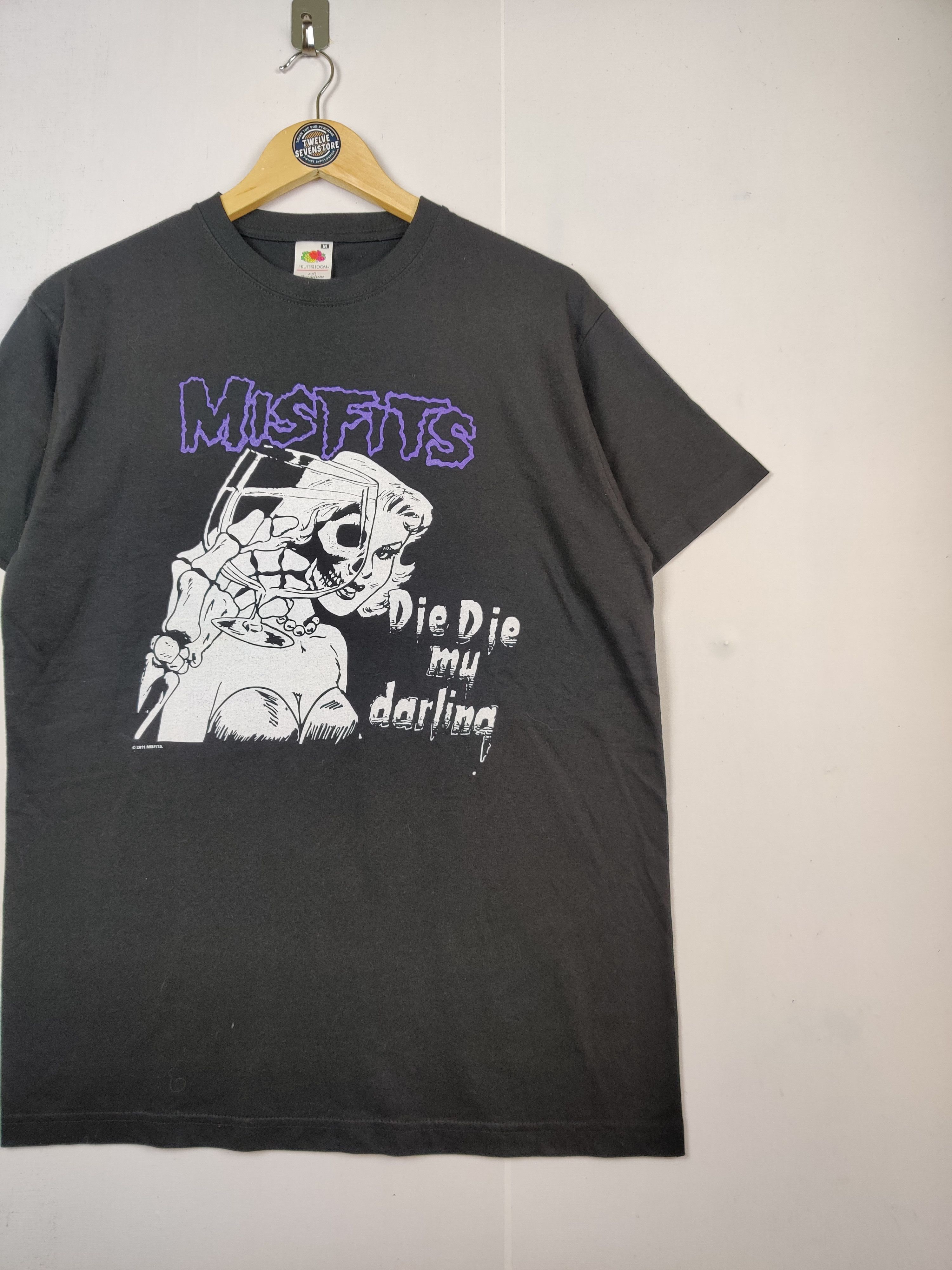 Band Tees Vintage Misfits Die Die My Darling Rock Band Tee Tshirt Size US M / EU 48-50 / 2 - 3 Thumbnail