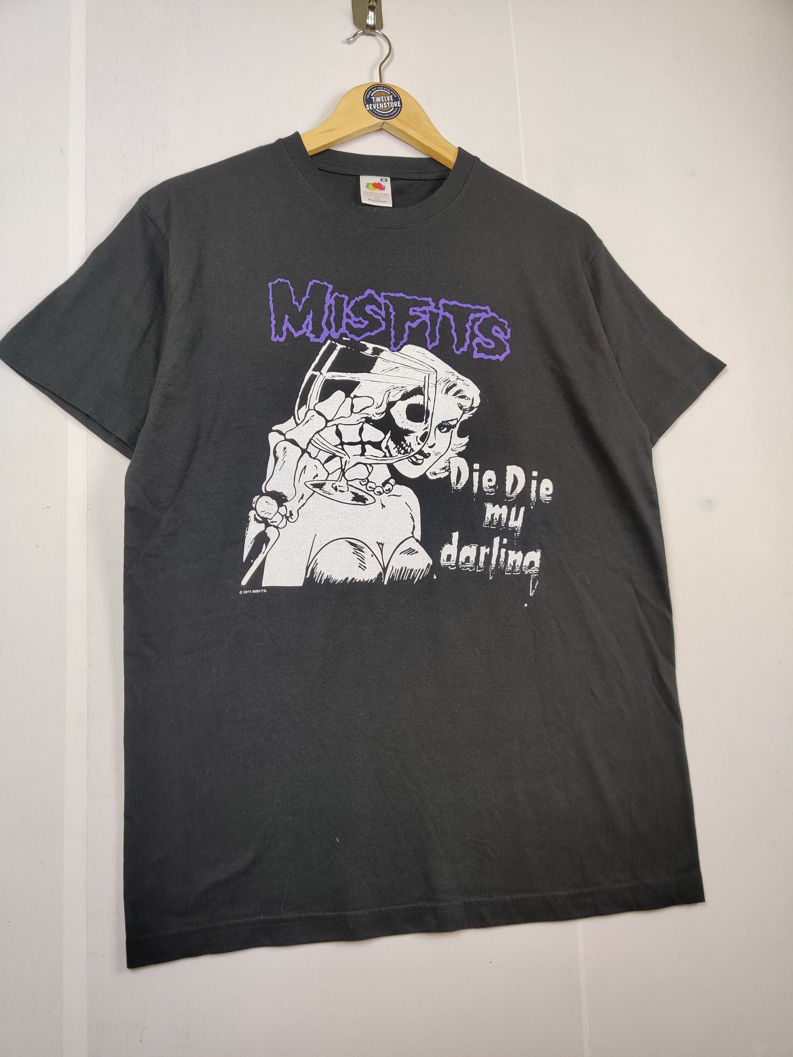 Band Tees Vintage Misfits Die Die My Darling Rock Band Tee Tshirt Size US M / EU 48-50 / 2 - 5 Thumbnail