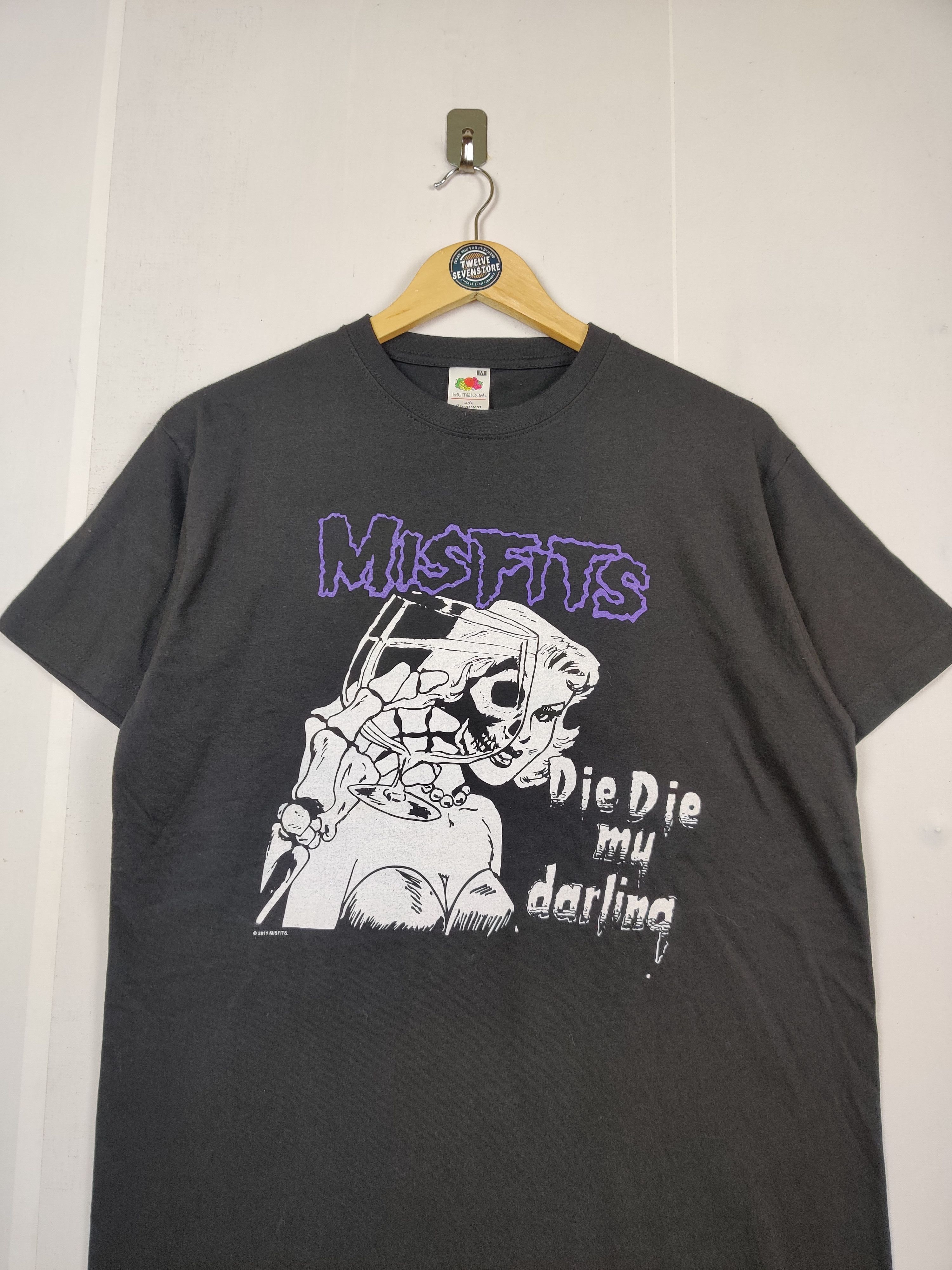 Band Tees Vintage Misfits Die Die My Darling Rock Band Tee Tshirt Size US M / EU 48-50 / 2 - 4 Thumbnail