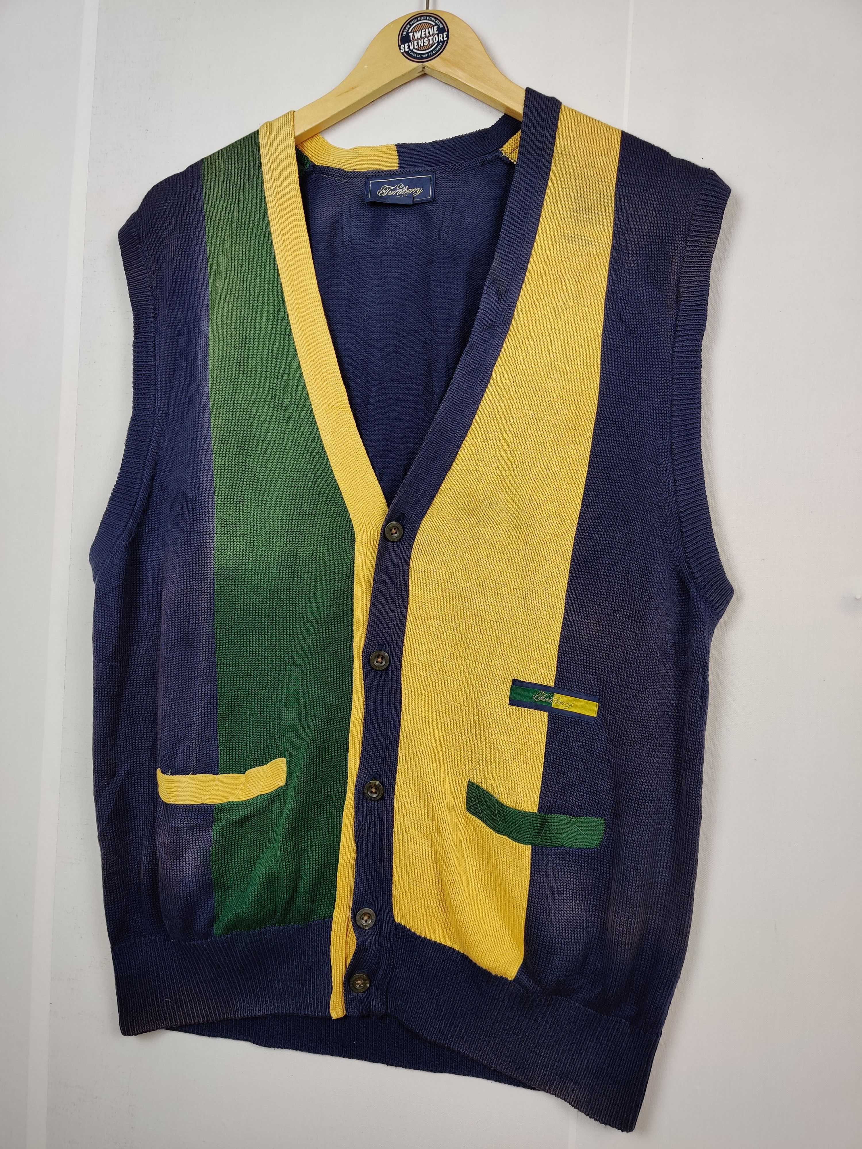 Vintage Vintage Turnberry Knit Multicolour Button Ups Vest Size US L / EU 52-54 / 3 - 2 Thumbnail