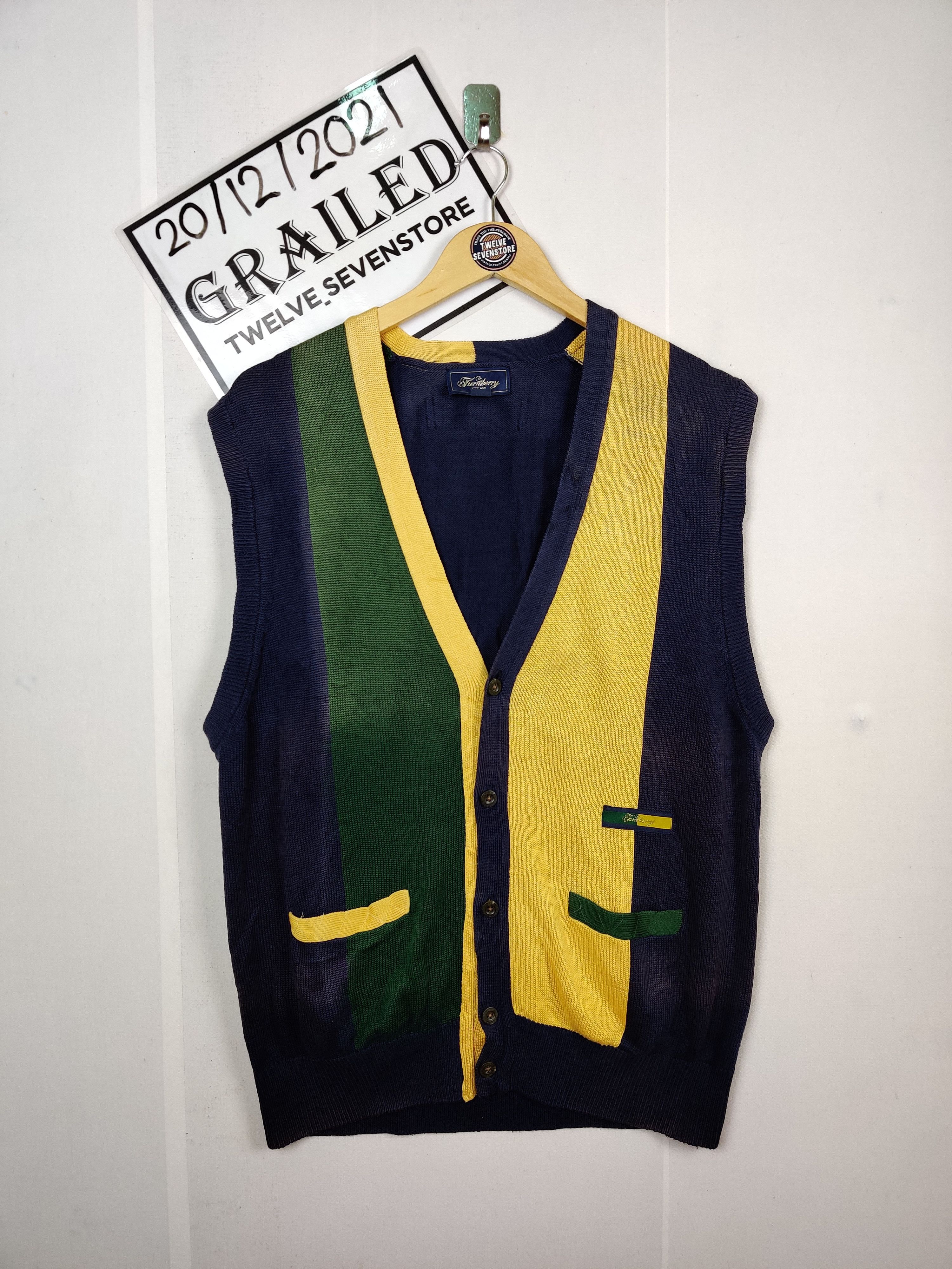 Vintage Vintage Turnberry Knit Multicolour Button Ups Vest Size US L / EU 52-54 / 3 - 1 Thumbnail