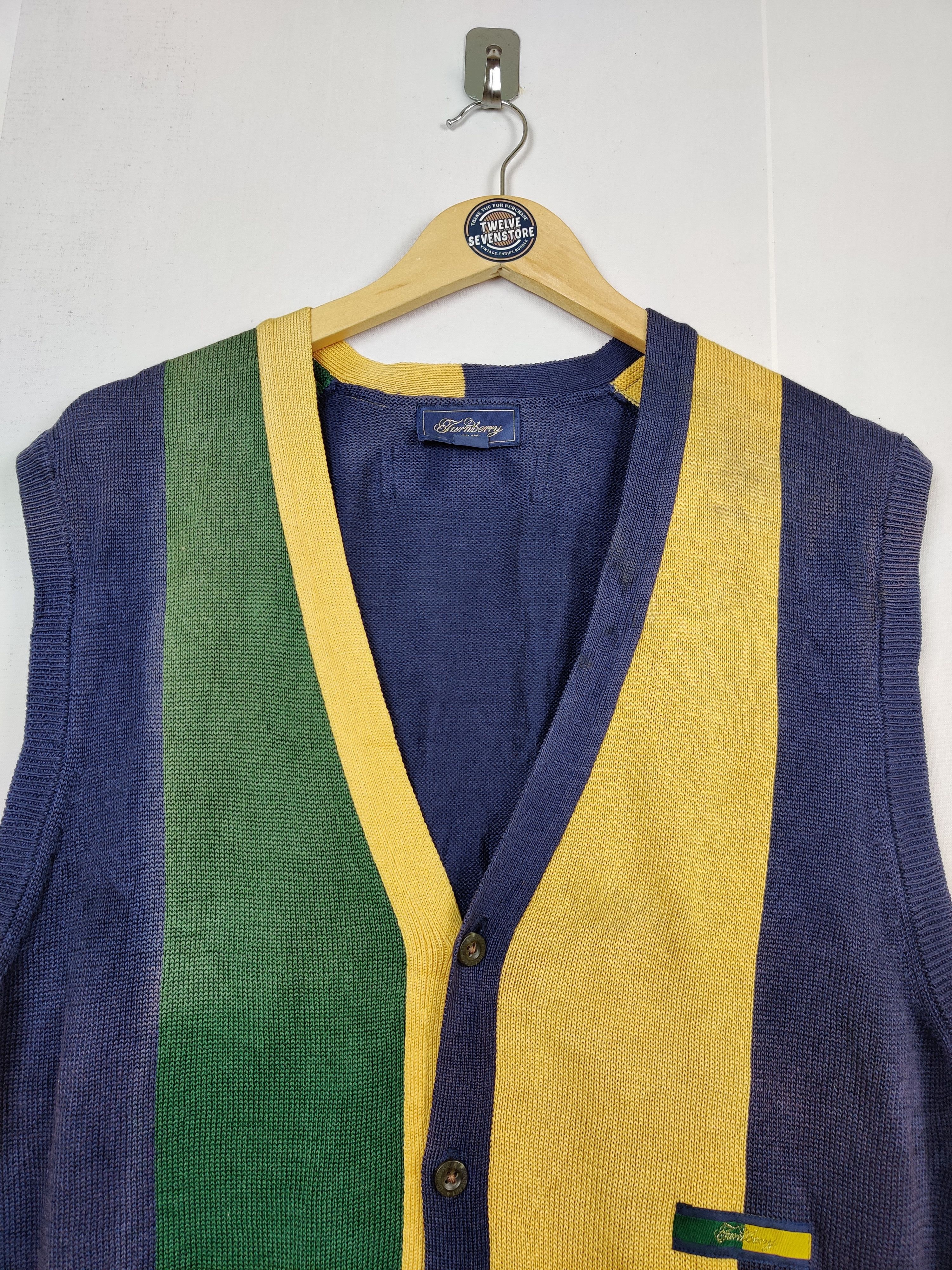Vintage Vintage Turnberry Knit Multicolour Button Ups Vest Size US L / EU 52-54 / 3 - 3 Thumbnail