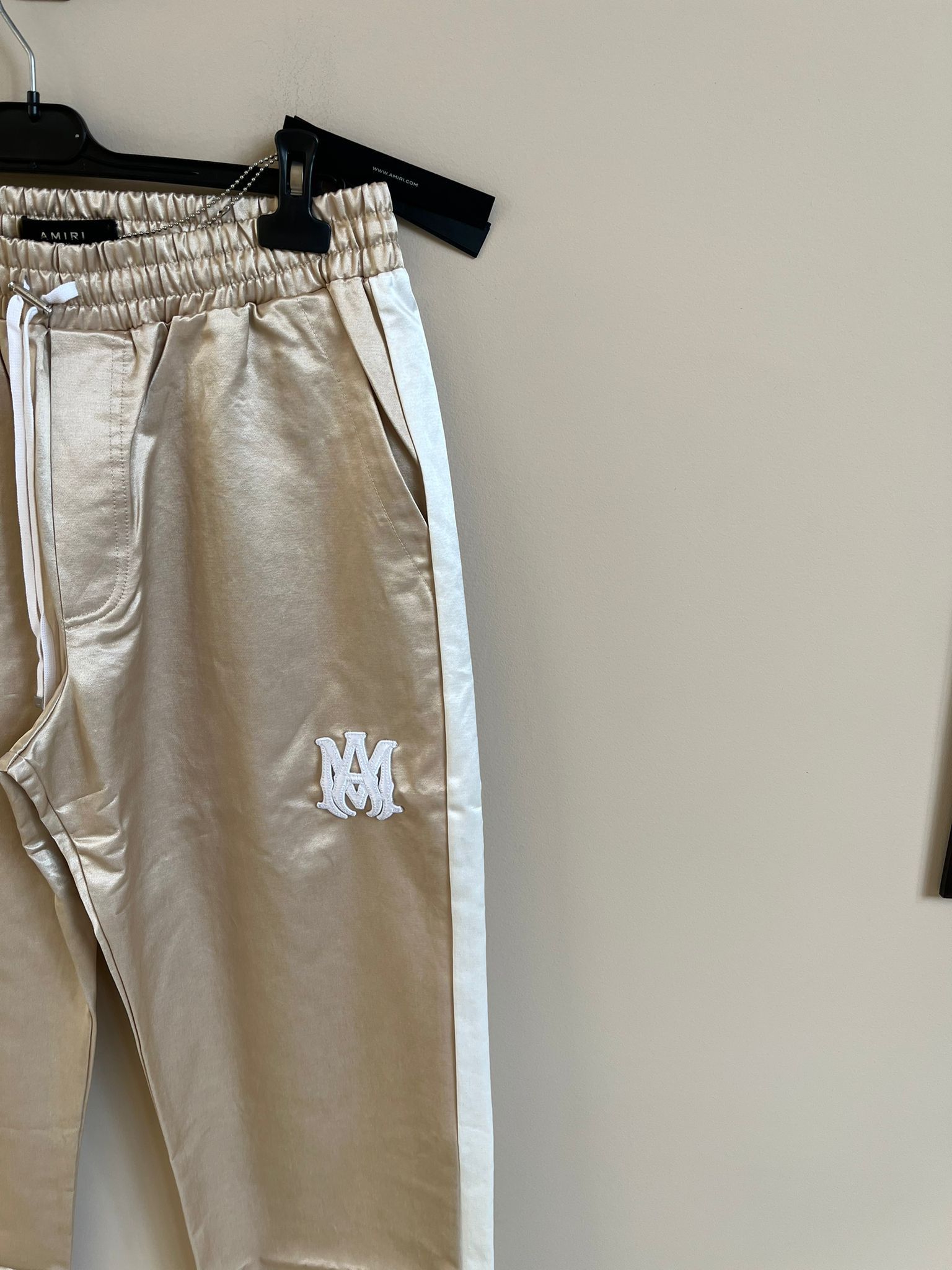 Amiri Drawstring Trackpant in Champagne/White Size US 34 / EU 50 - 6 Thumbnail