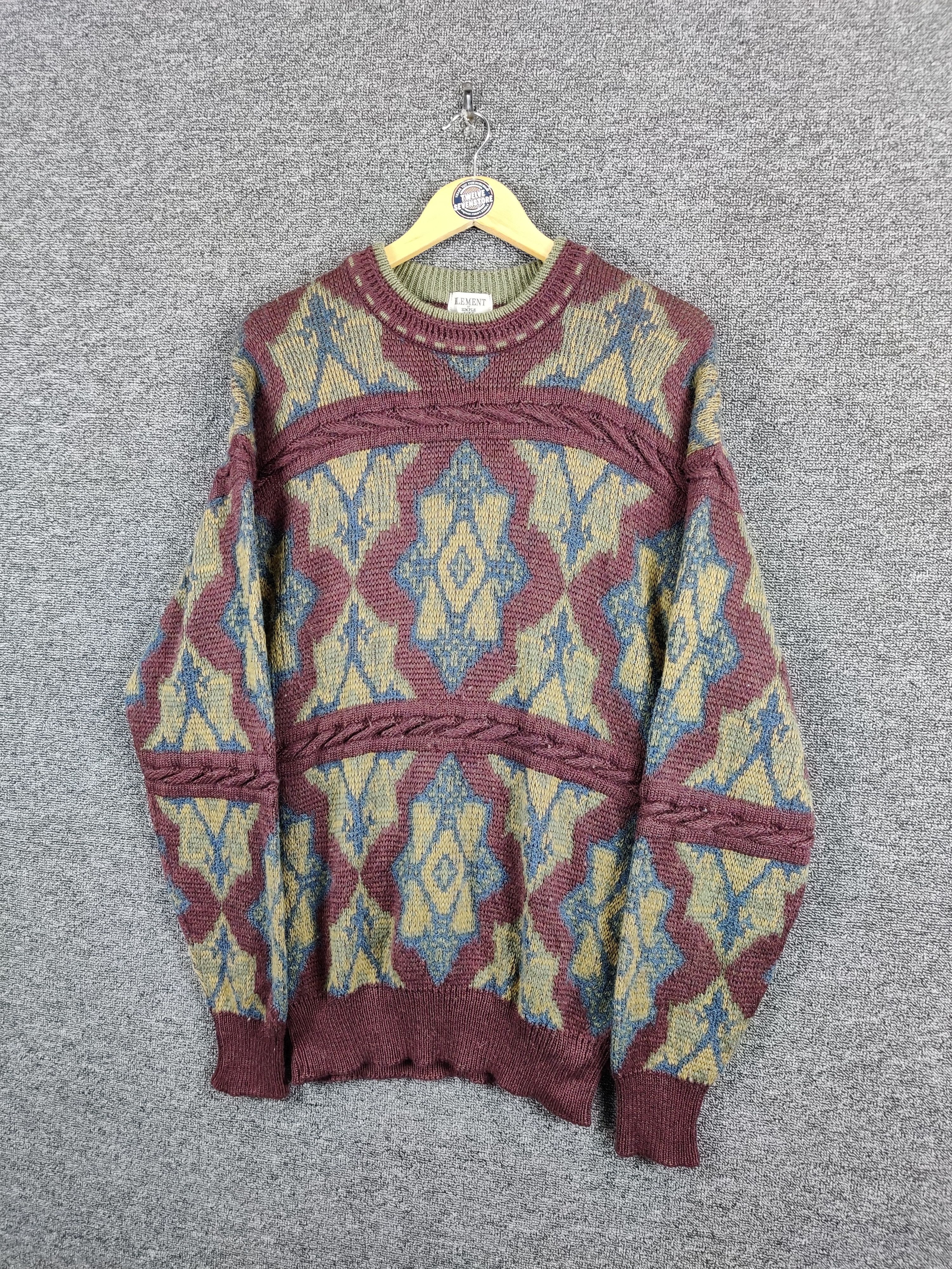Element Vintage Element Knit Sweater Nice Design Size US M / EU 48-50 / 2 - 2 Thumbnail
