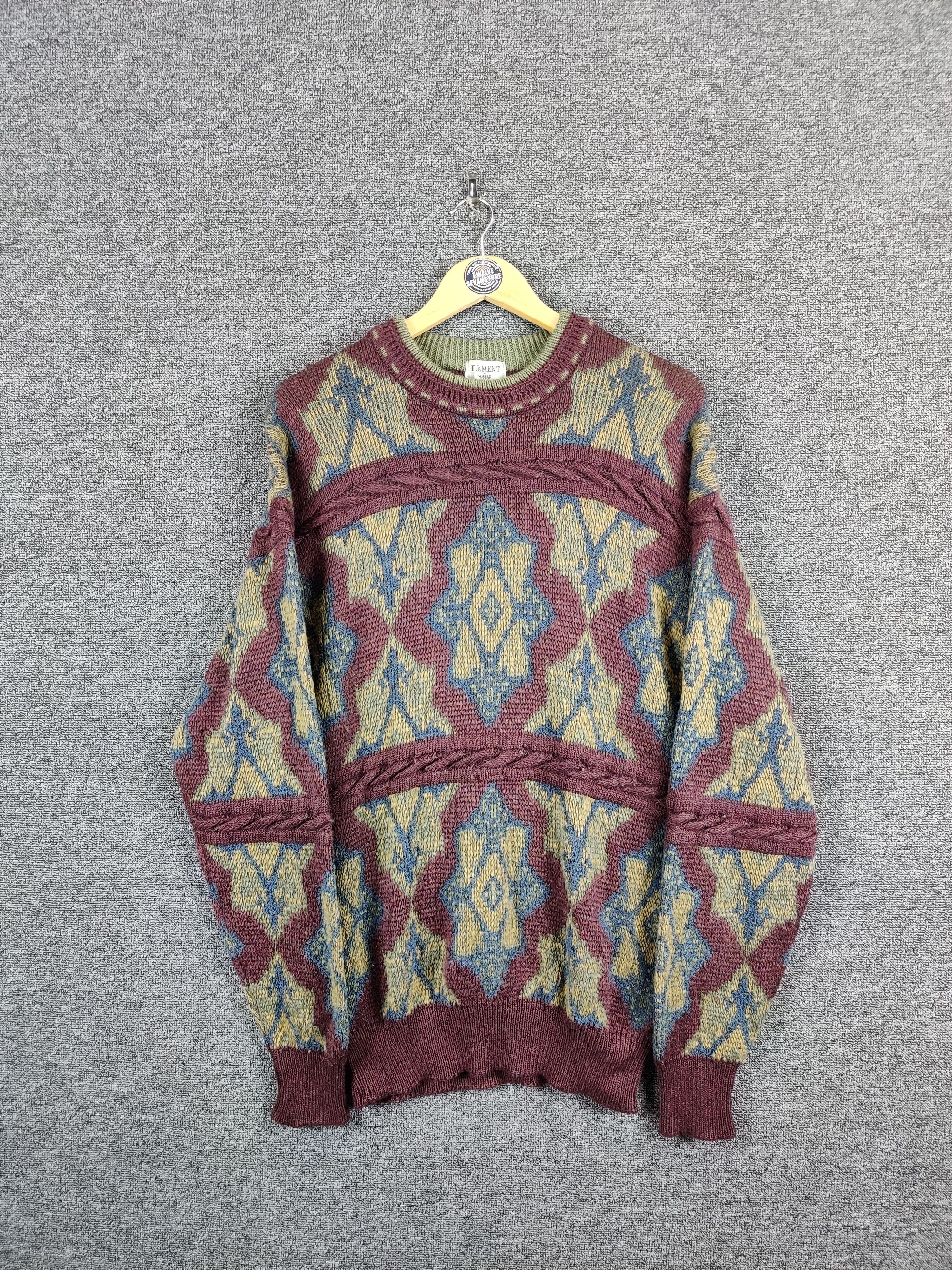 Element Vintage Element Knit Sweater Nice Design Size US M / EU 48-50 / 2 - 1 Thumbnail