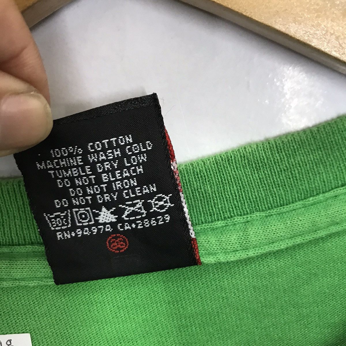Stussy Vintage Stussy Green Rare Tshirts Size US M / EU 48-50 / 2 - 5 Thumbnail