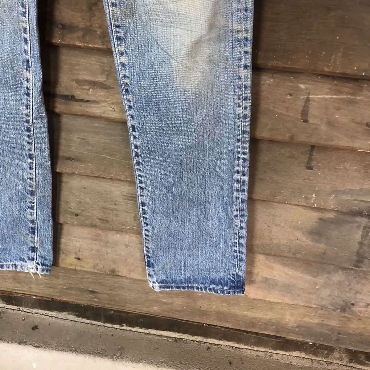 Blue Blue Japan Blue Blue Japan Blue Distressed Denim Pants #5743 Size US 26 / EU 42 - 7 Thumbnail