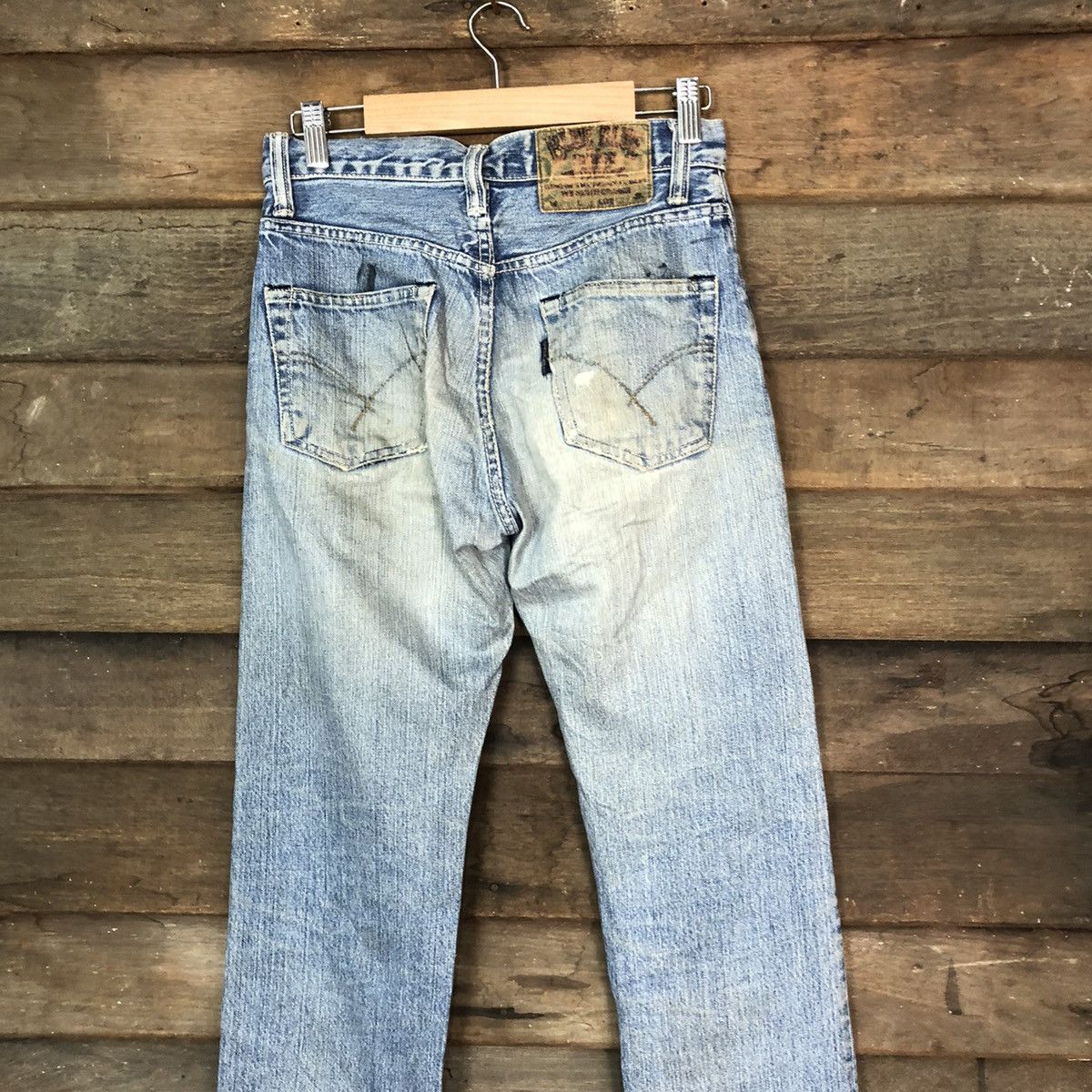 Blue Blue Japan Blue Blue Japan Blue Distressed Denim Pants #5743 Size US 26 / EU 42 - 11 Thumbnail