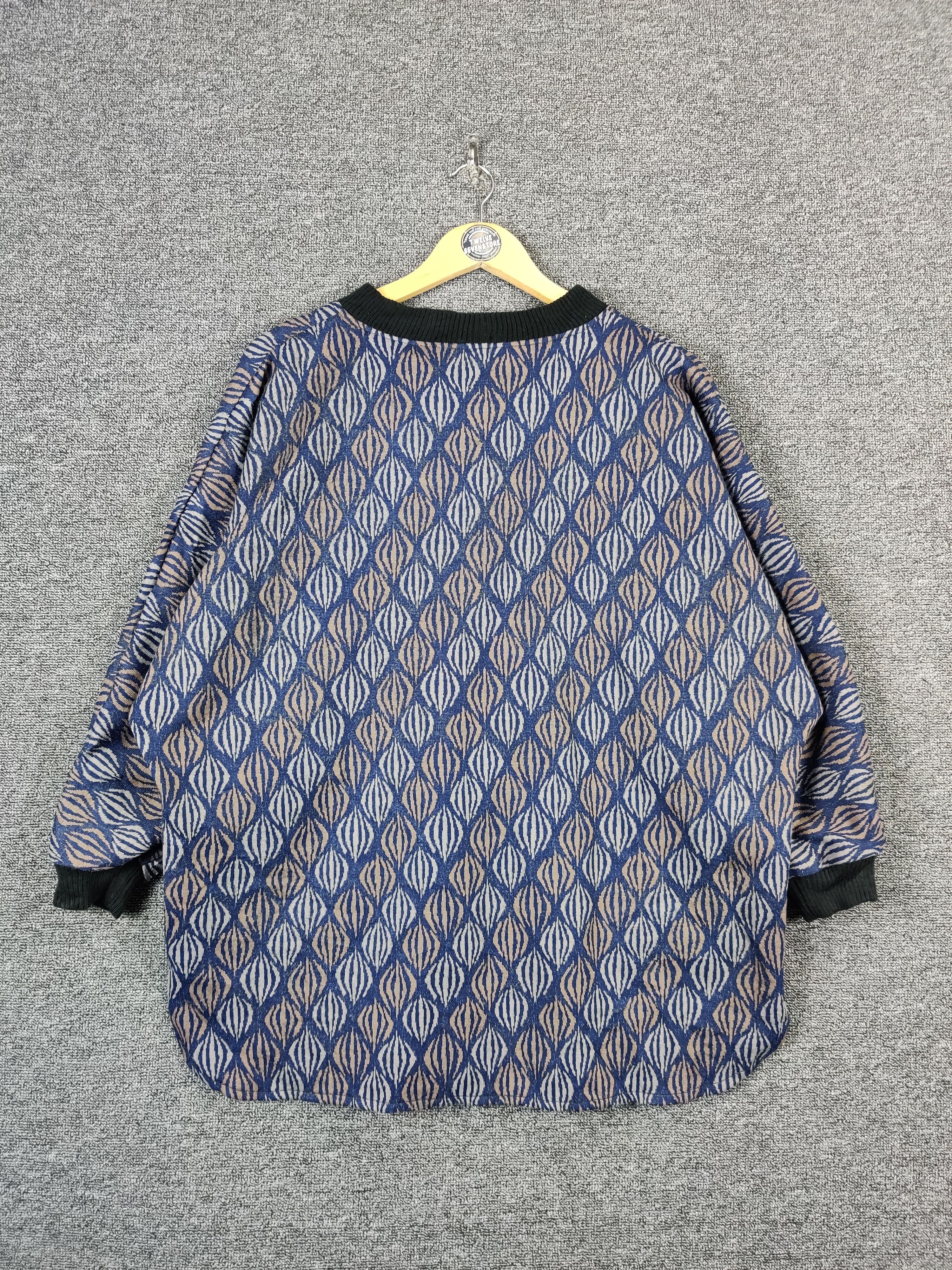 Japanese Brand Vintage Cardigan Button Ups Overprint By Ladies Fashion Size US XXL / EU 58 / 5 - 3 Thumbnail