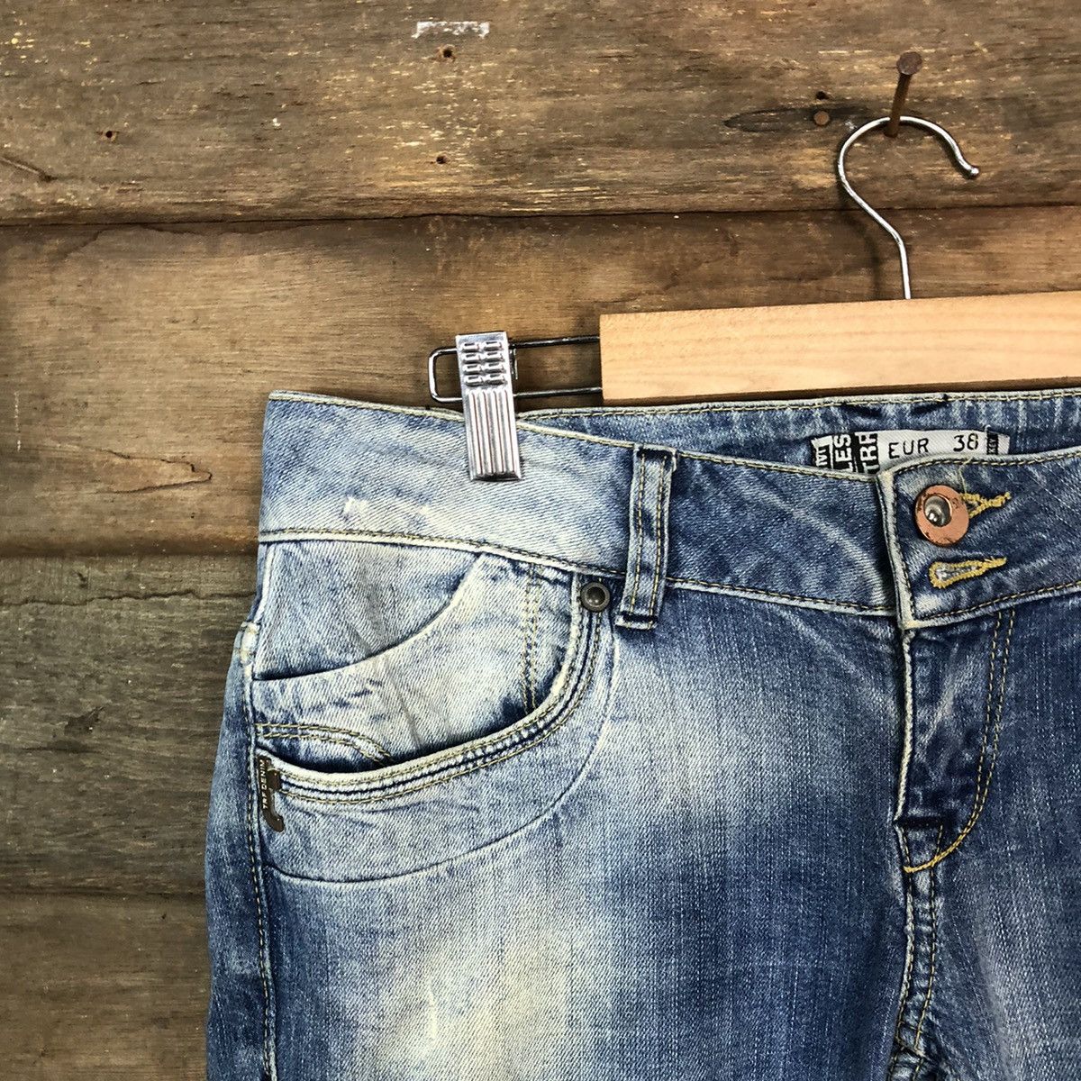 Japanese Brand Japan faded distressed Denim vintage jeans Pants #5742 Size 28" / US 6 / IT 42 - 4 Thumbnail