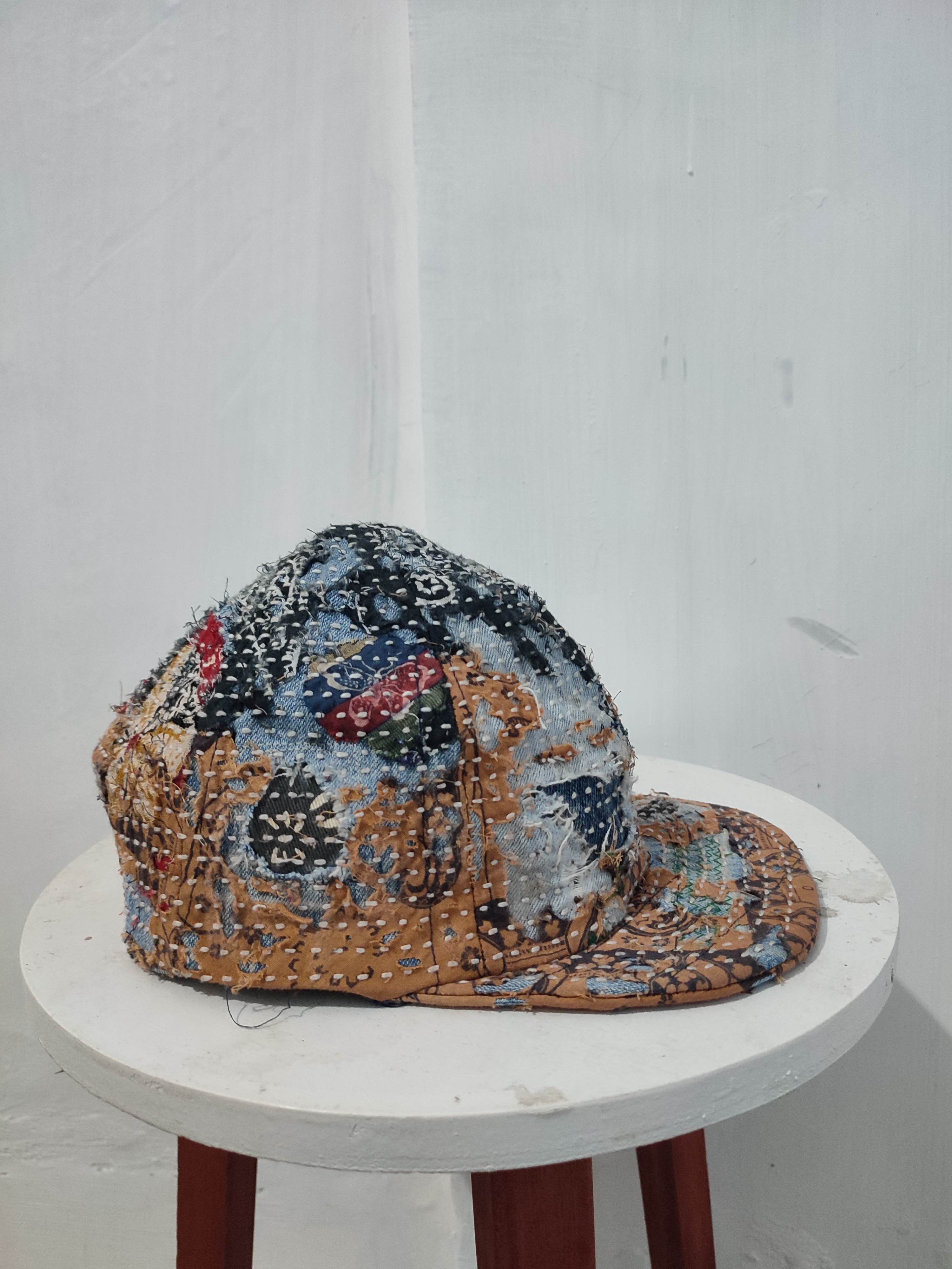 Other Custom Made Distressed Paisley boro Patchwork hats Size ONE SIZE - 1 Thumbnail