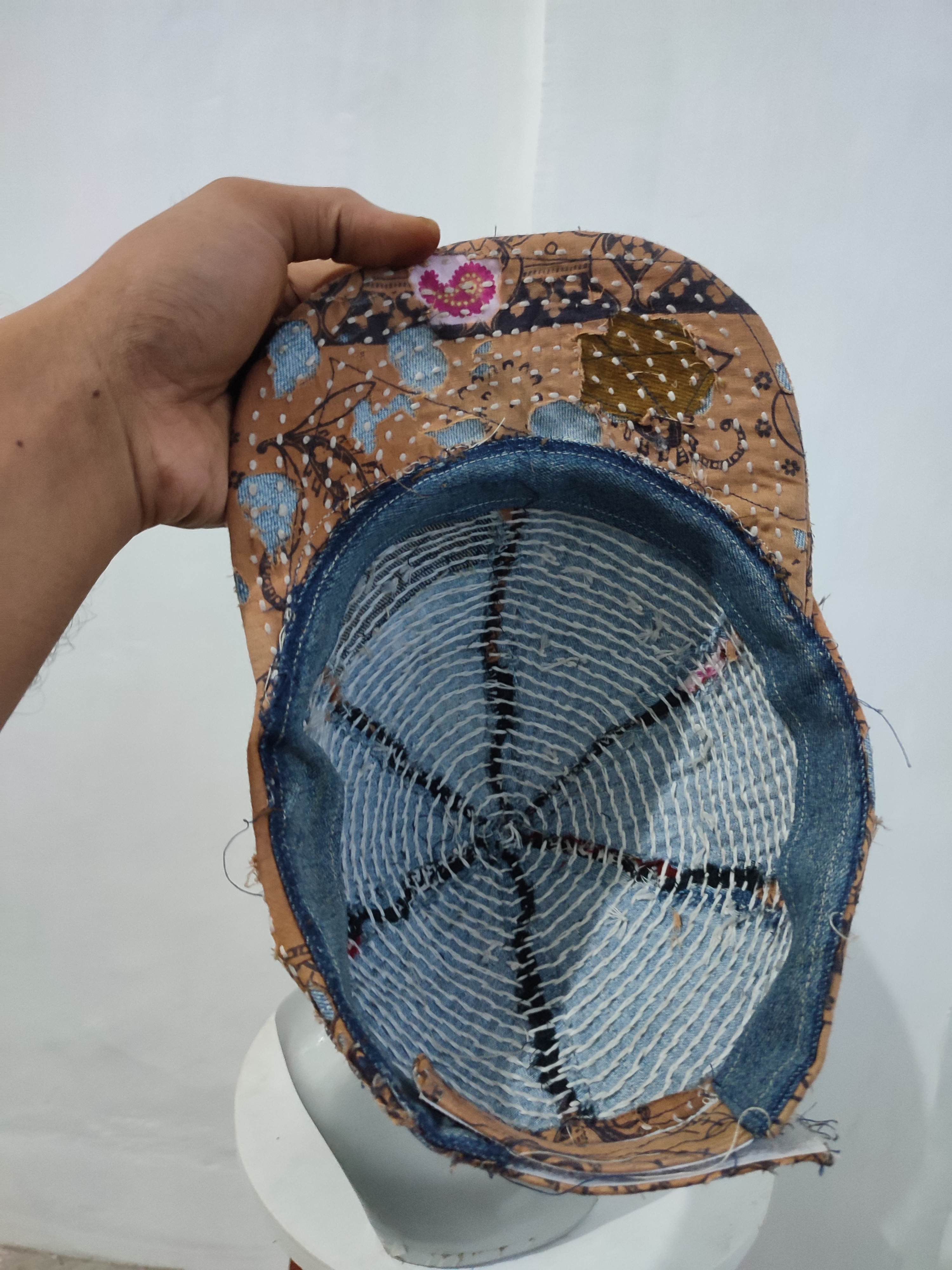 Other Custom Made Distressed Paisley boro Patchwork hats Size ONE SIZE - 7 Thumbnail