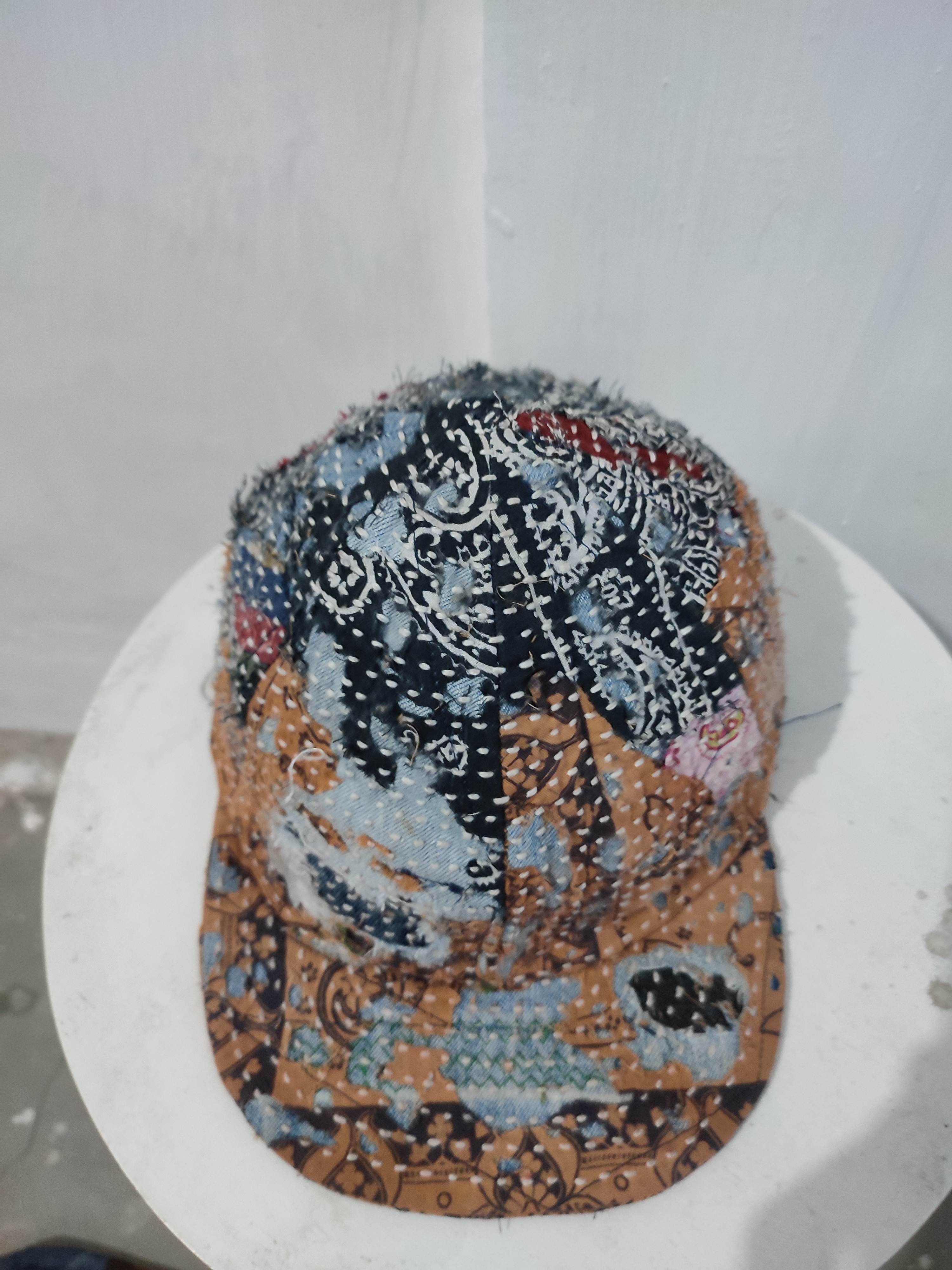 Other Custom Made Distressed Paisley boro Patchwork hats Size ONE SIZE - 5 Thumbnail