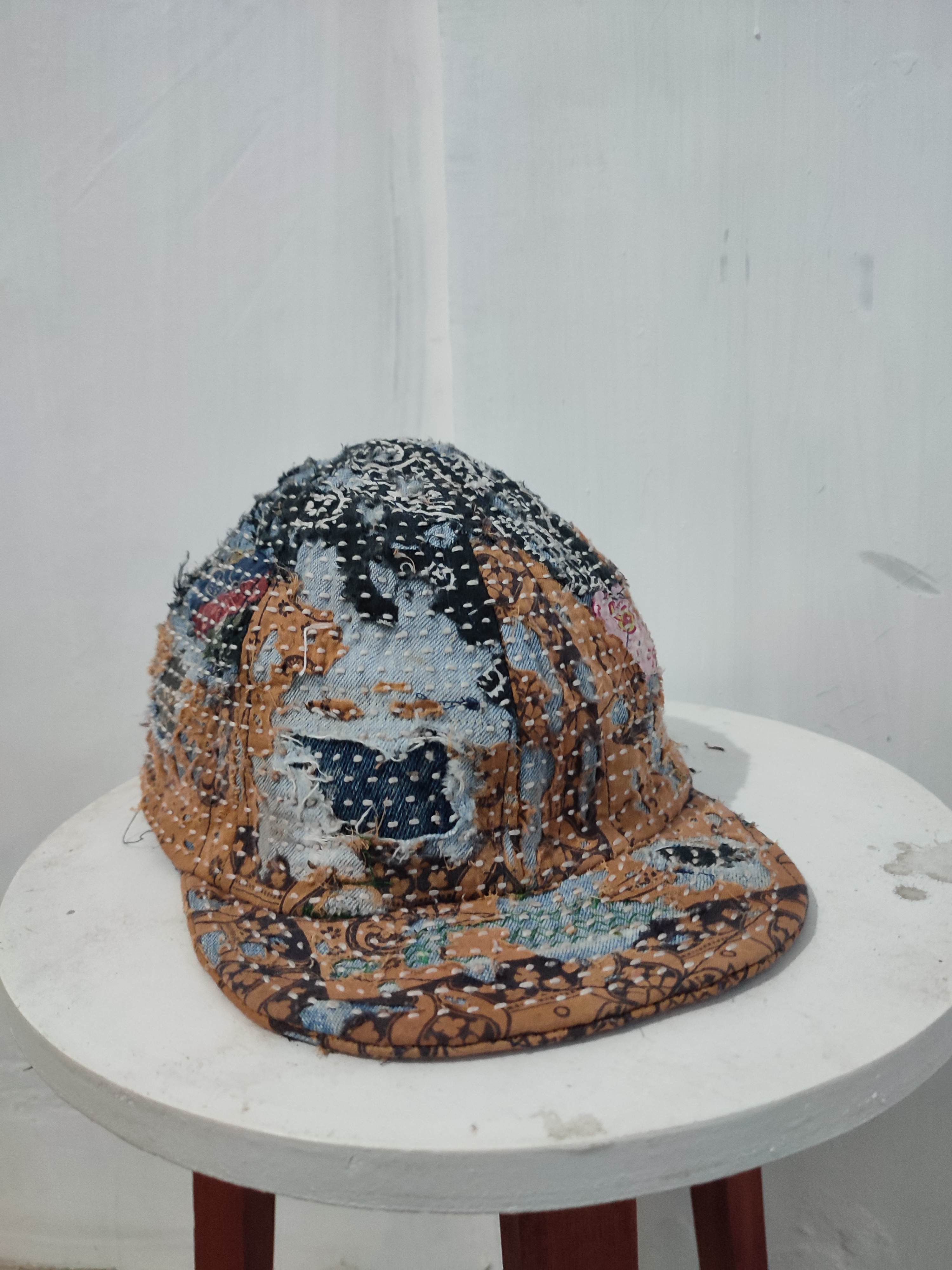 Other Custom Made Distressed Paisley boro Patchwork hats Size ONE SIZE - 6 Thumbnail