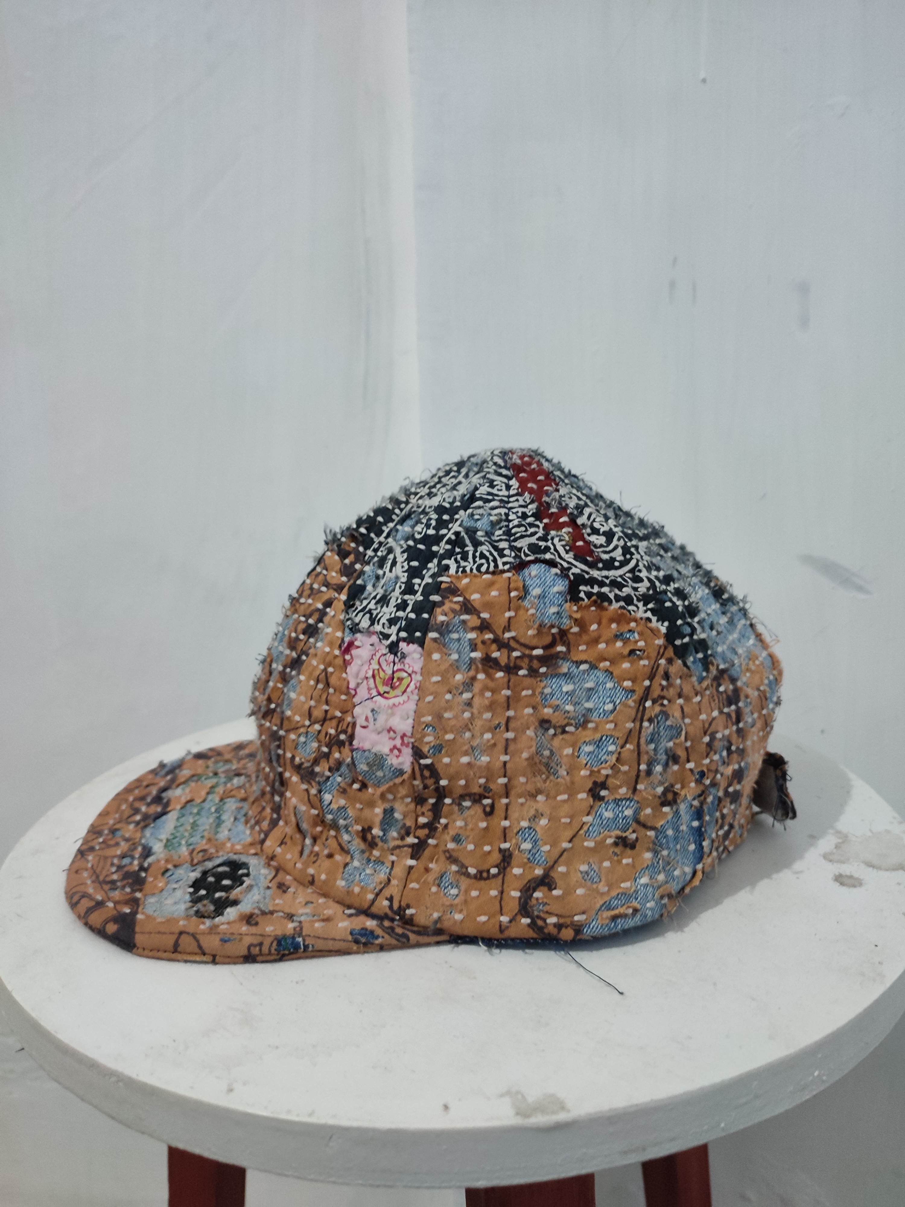 Other Custom Made Distressed Paisley boro Patchwork hats Size ONE SIZE - 3 Thumbnail