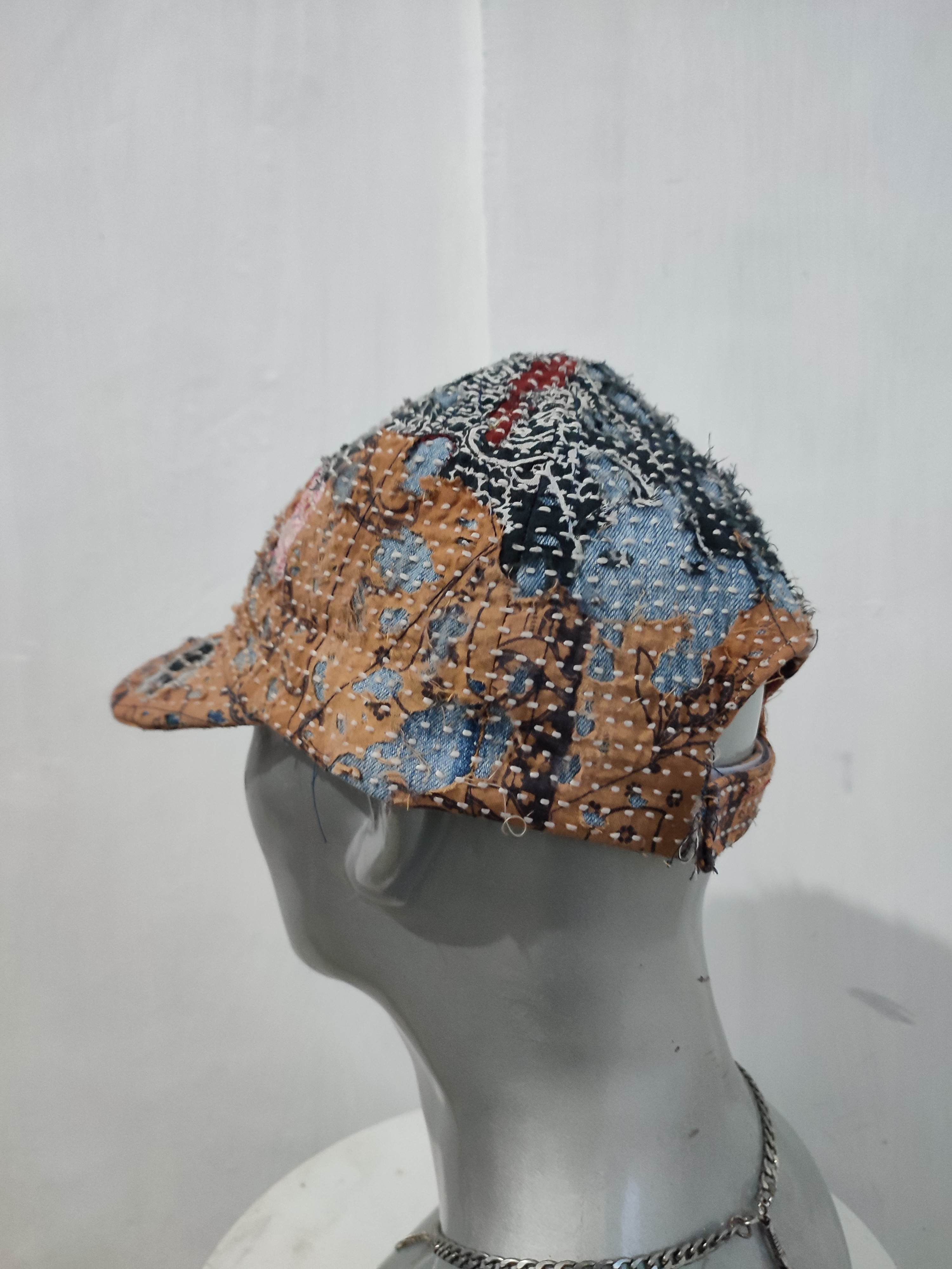 Other Custom Made Distressed Paisley boro Patchwork hats Size ONE SIZE - 16 Thumbnail