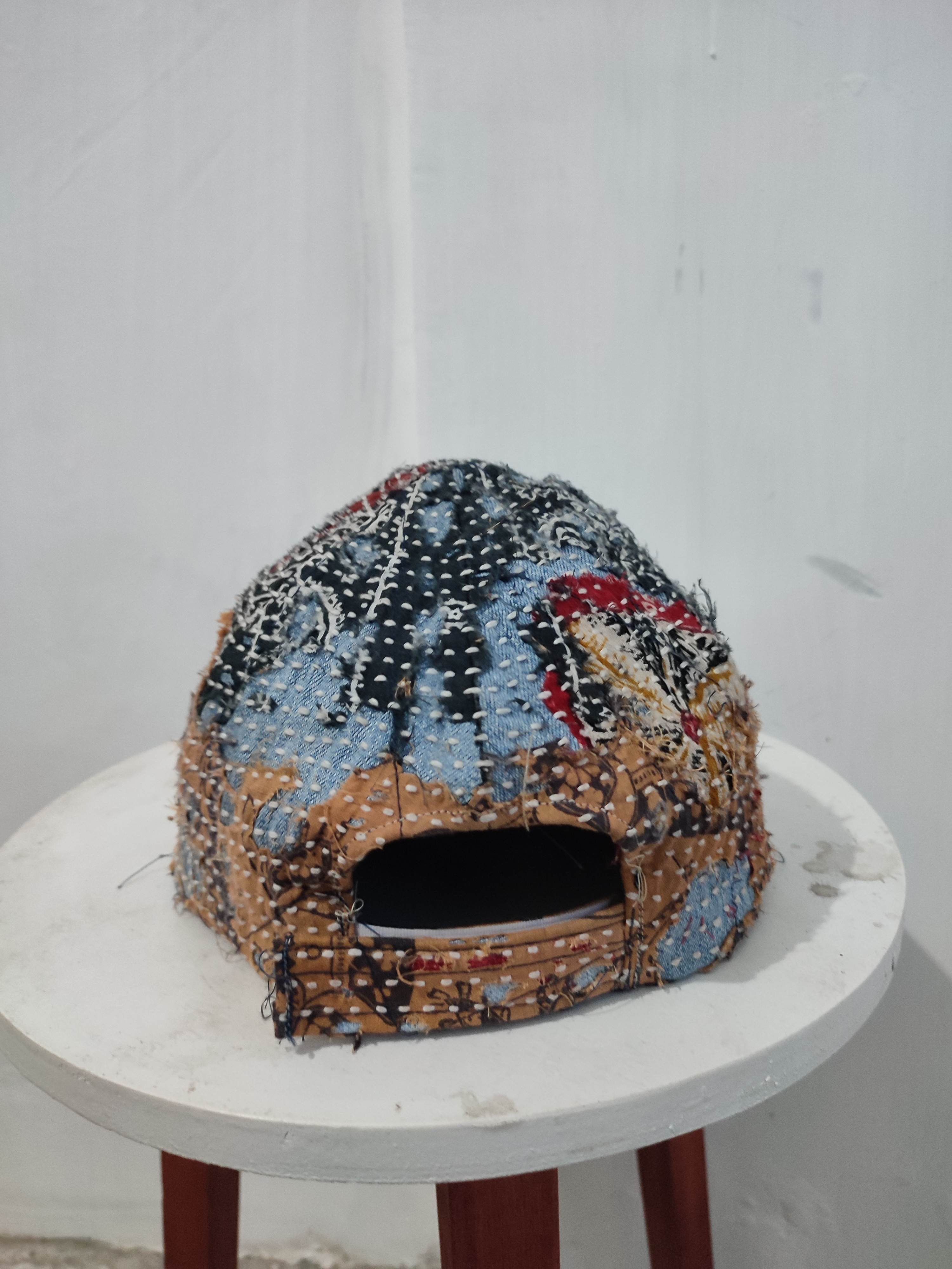 Other Custom Made Distressed Paisley boro Patchwork hats Size ONE SIZE - 4 Thumbnail
