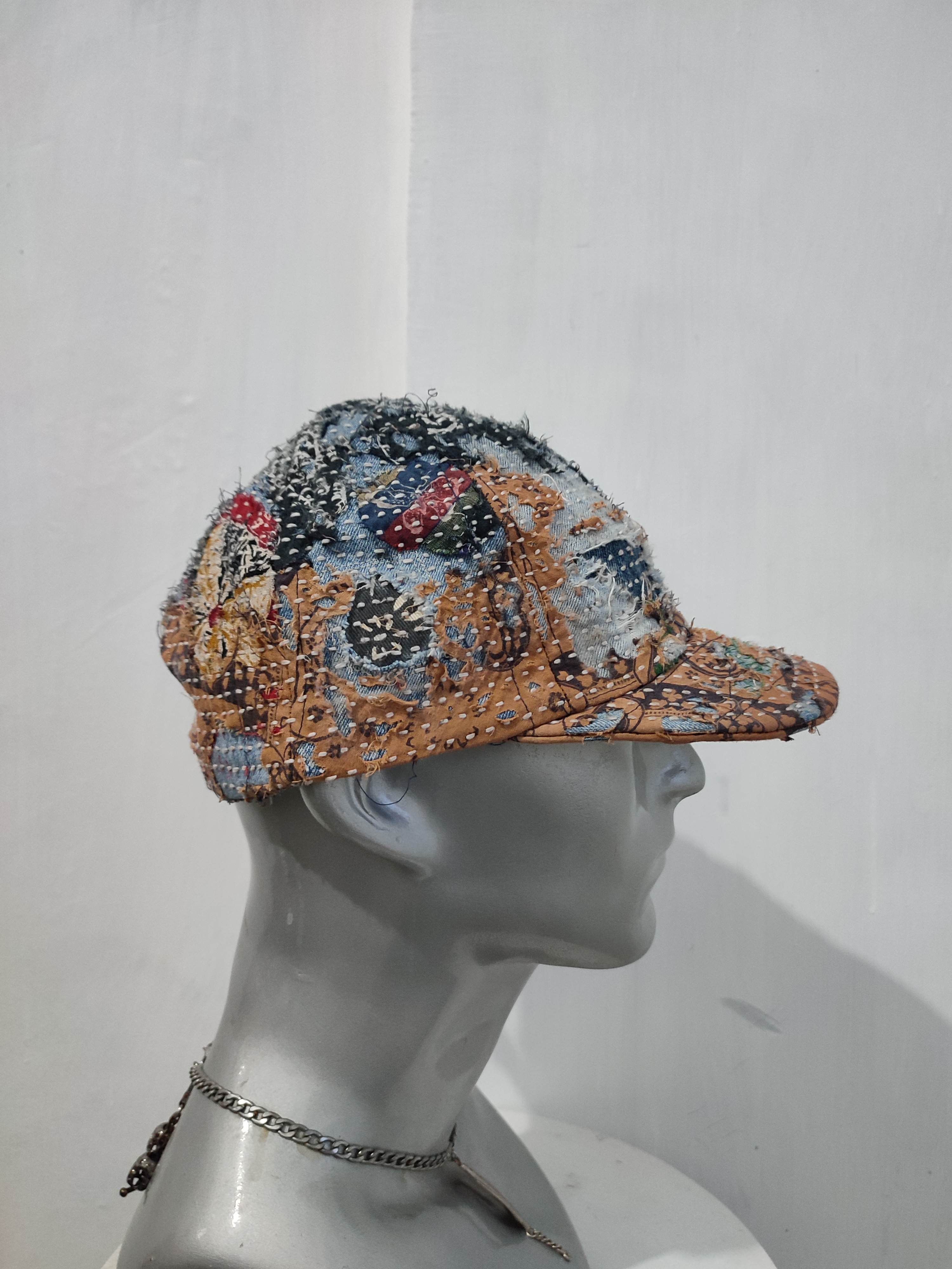 Other Custom Made Distressed Paisley boro Patchwork hats Size ONE SIZE - 8 Thumbnail