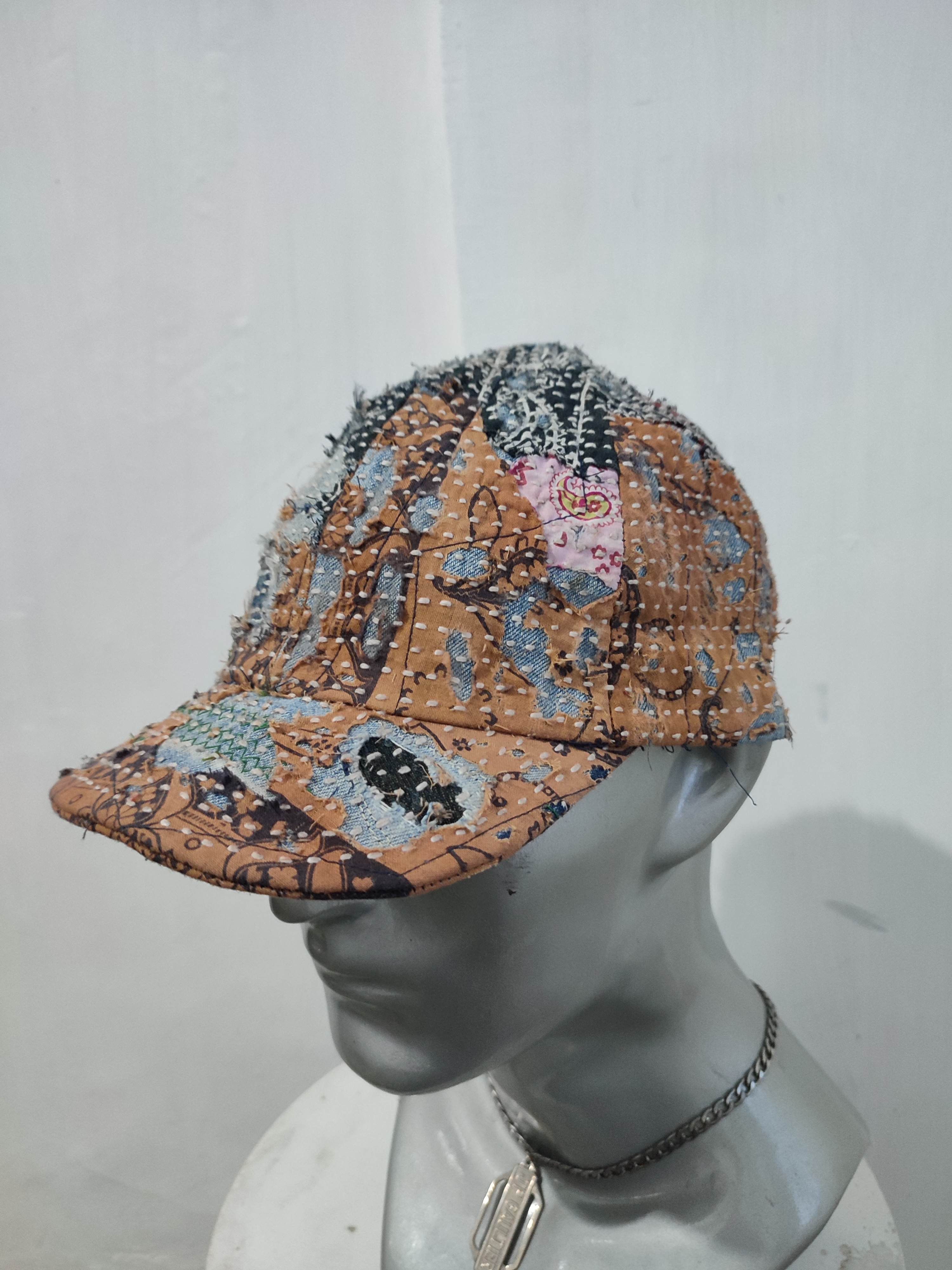 Other Custom Made Distressed Paisley boro Patchwork hats Size ONE SIZE - 13 Thumbnail