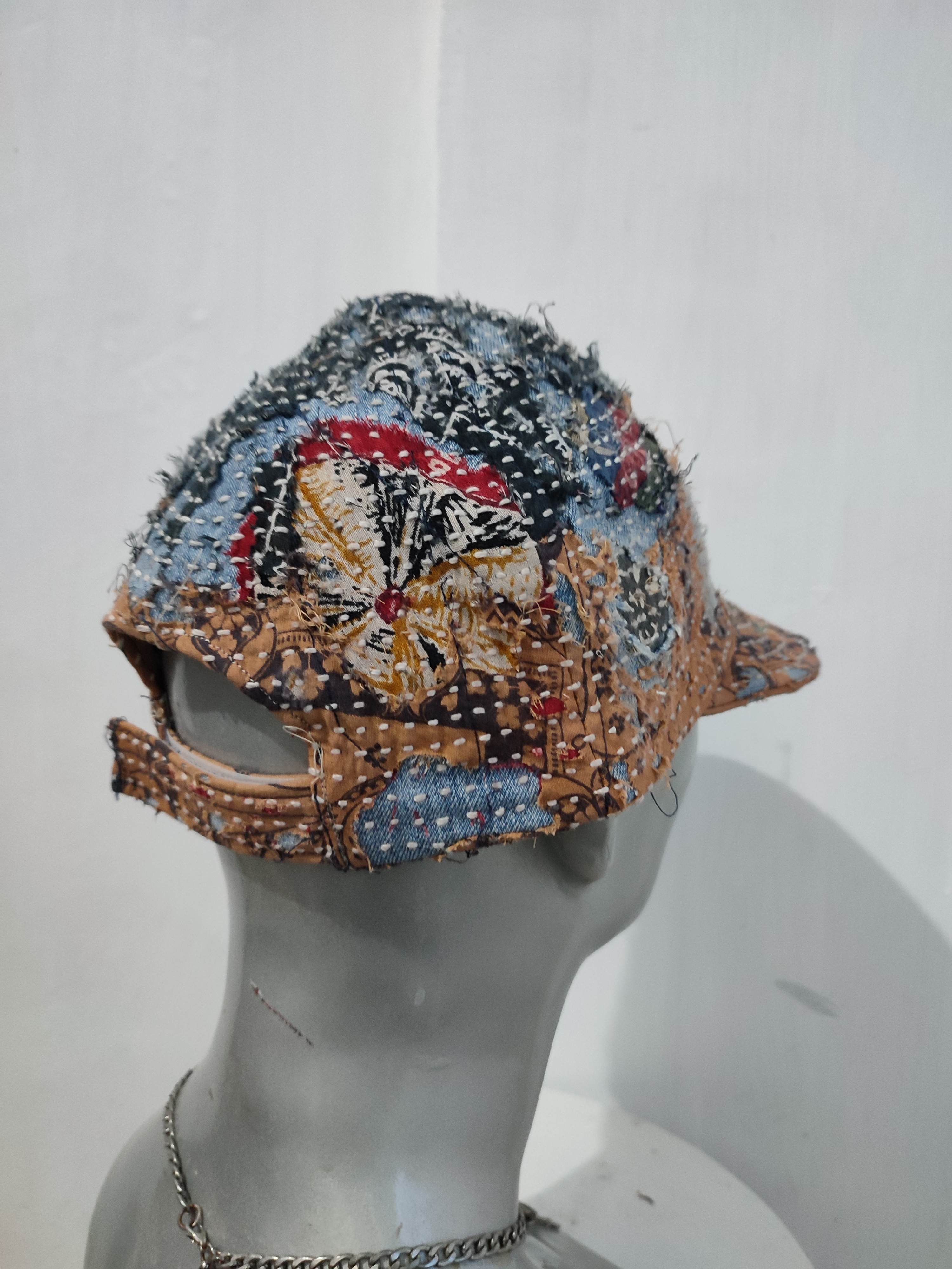 Other Custom Made Distressed Paisley boro Patchwork hats Size ONE SIZE - 14 Thumbnail