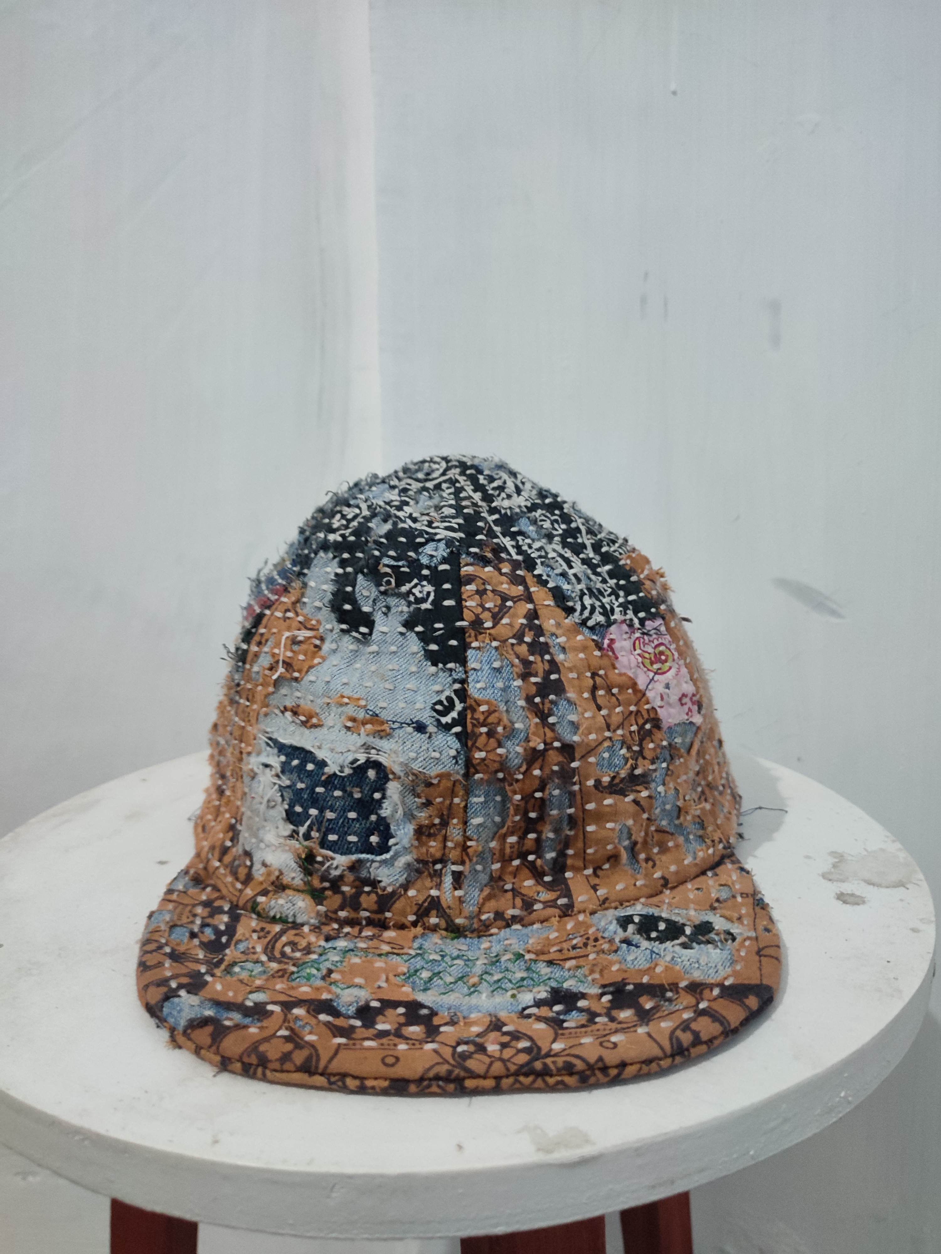 Other Custom Made Distressed Paisley boro Patchwork hats Size ONE SIZE - 2 Thumbnail