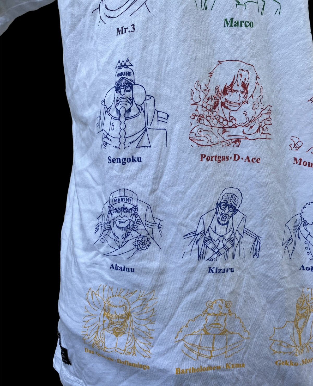 Japanese Brand × One Piece × Uniqlo VINTAGE UNIQLO x ONE PIECE CHARACTERS TEE Size US XL / EU 56 / 4 - 4 Thumbnail