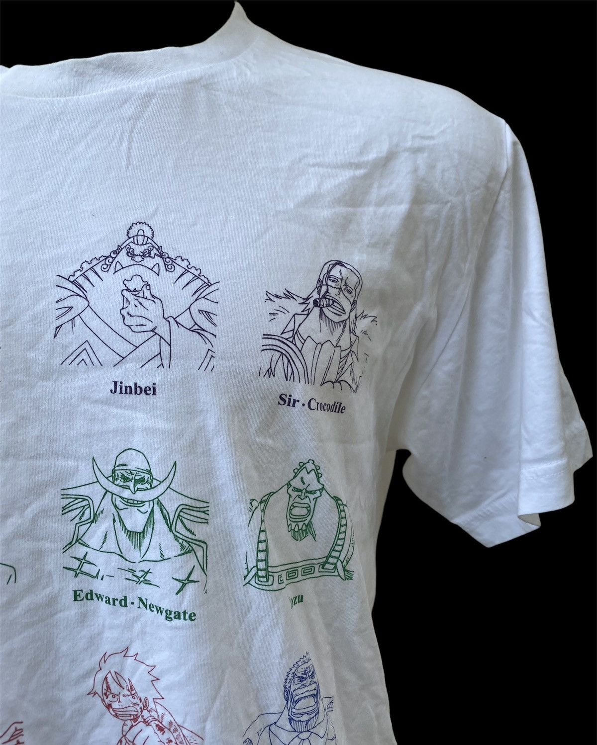 Japanese Brand × One Piece × Uniqlo VINTAGE UNIQLO x ONE PIECE CHARACTERS TEE Size US XL / EU 56 / 4 - 2 Thumbnail