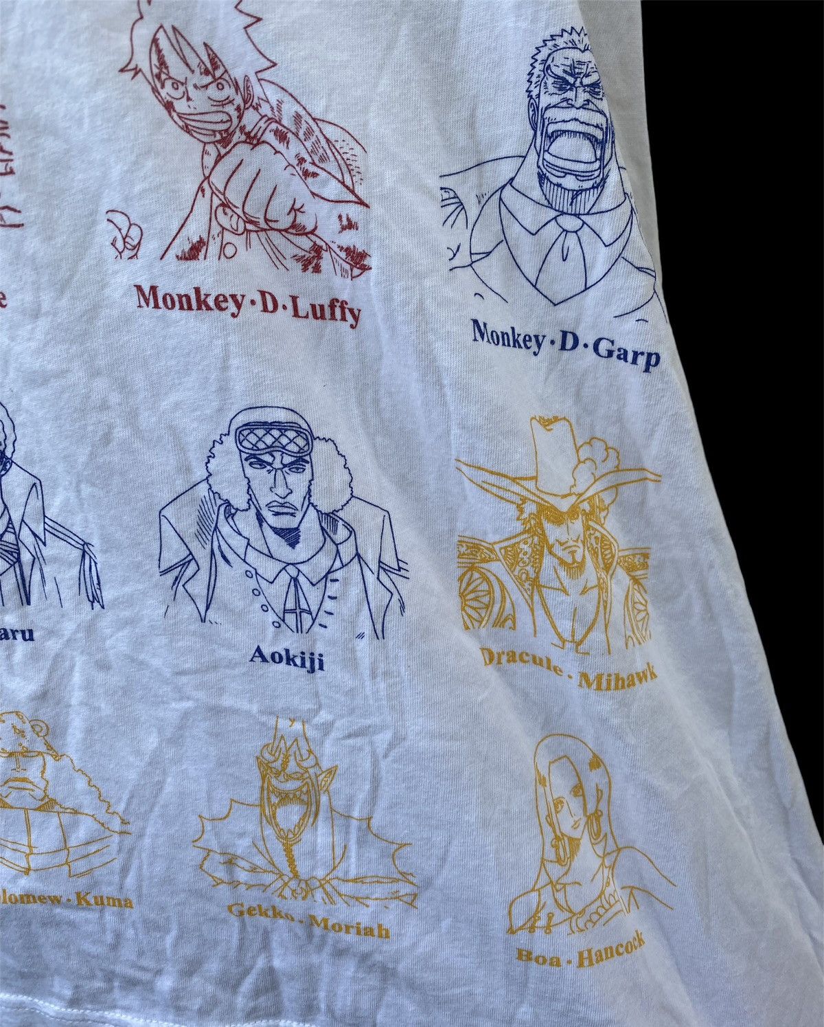 Japanese Brand × One Piece × Uniqlo VINTAGE UNIQLO x ONE PIECE CHARACTERS TEE Size US XL / EU 56 / 4 - 5 Thumbnail
