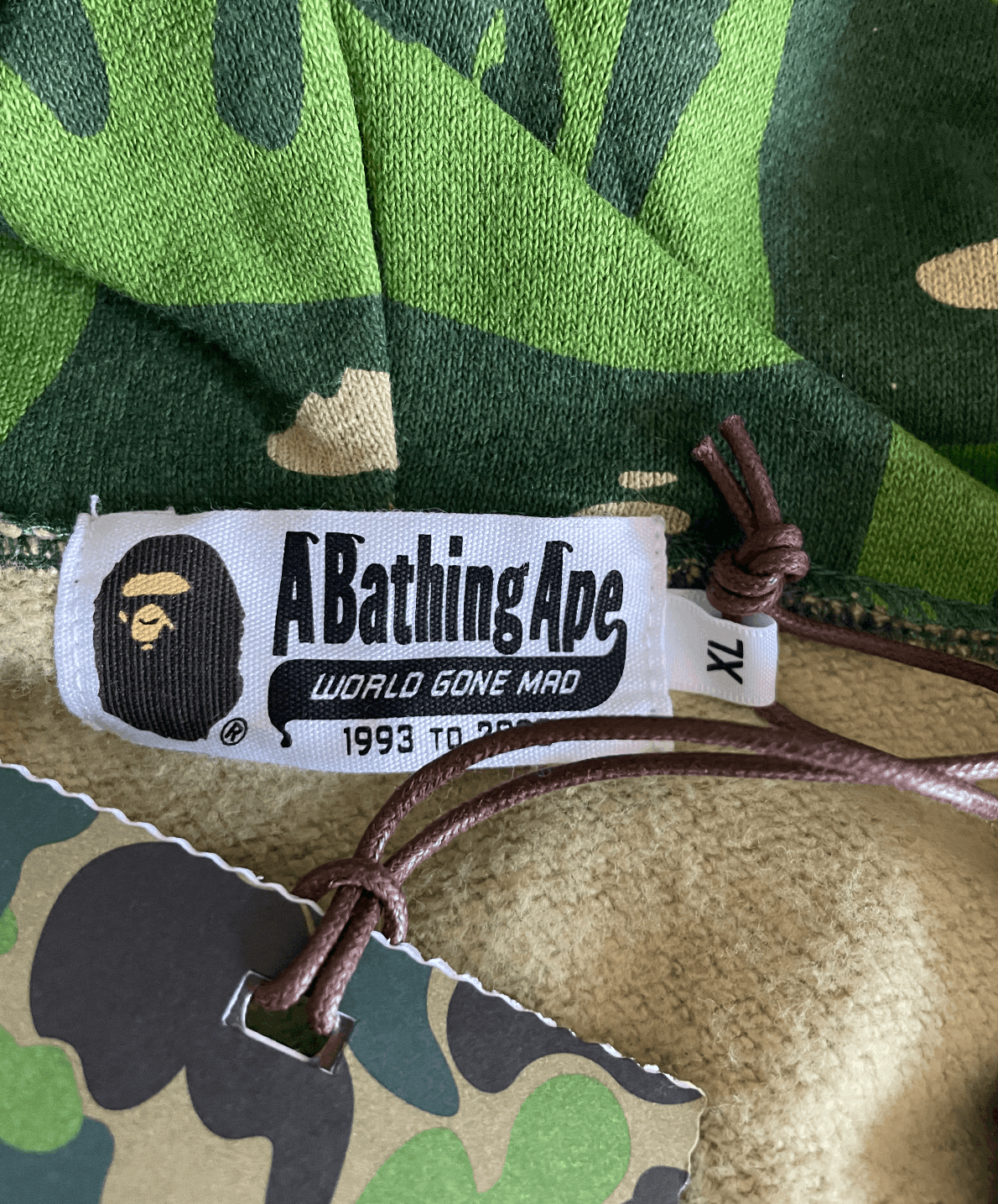 Bape BAPE DISTORTION SHARK RELAXED FIT FULL ZIP HOODIE Size US XL / EU 56 / 4 - 7 Thumbnail