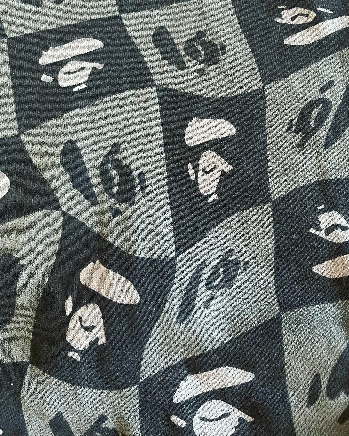 Bape BAPE DISTORTION SHARK RELAXED FIT FULL ZIP HOODIE Size US XL / EU 56 / 4 - 6 Thumbnail