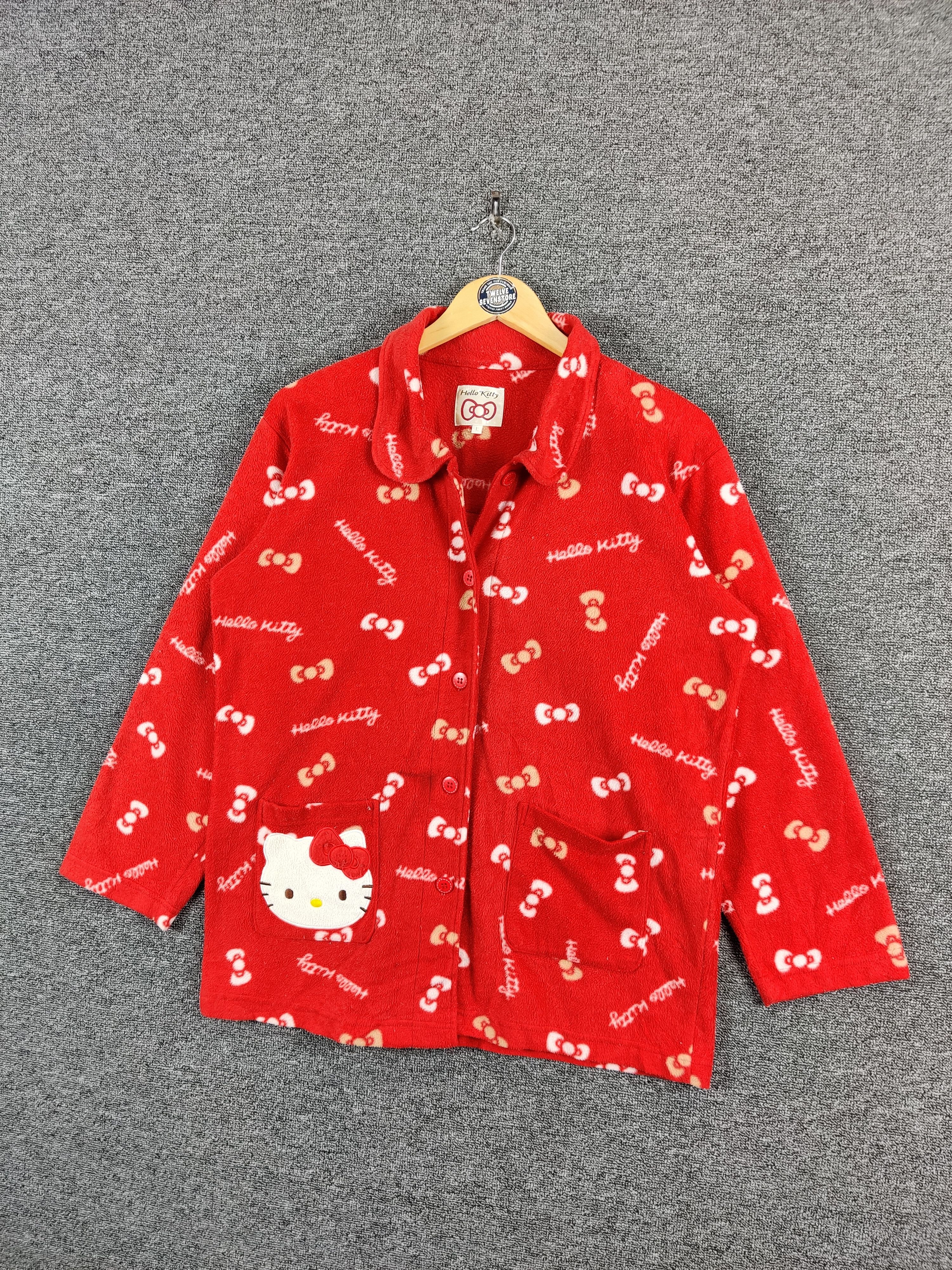 Cartoon Network Vintage Hello Kitty Sanrio Anime Fleece Pyjamas Size US L / EU 52-54 / 3 - 2 Thumbnail