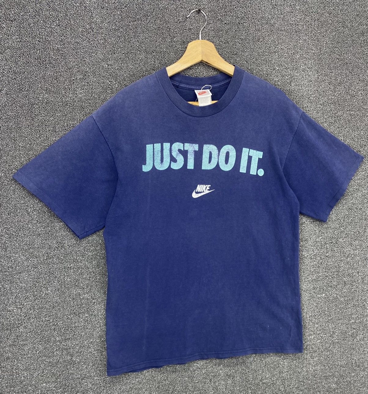 Nike Vintage 90s Nike Just Do It Spellout Tees T Shirts Size US M / EU 48-50 / 2 - 2 Thumbnail