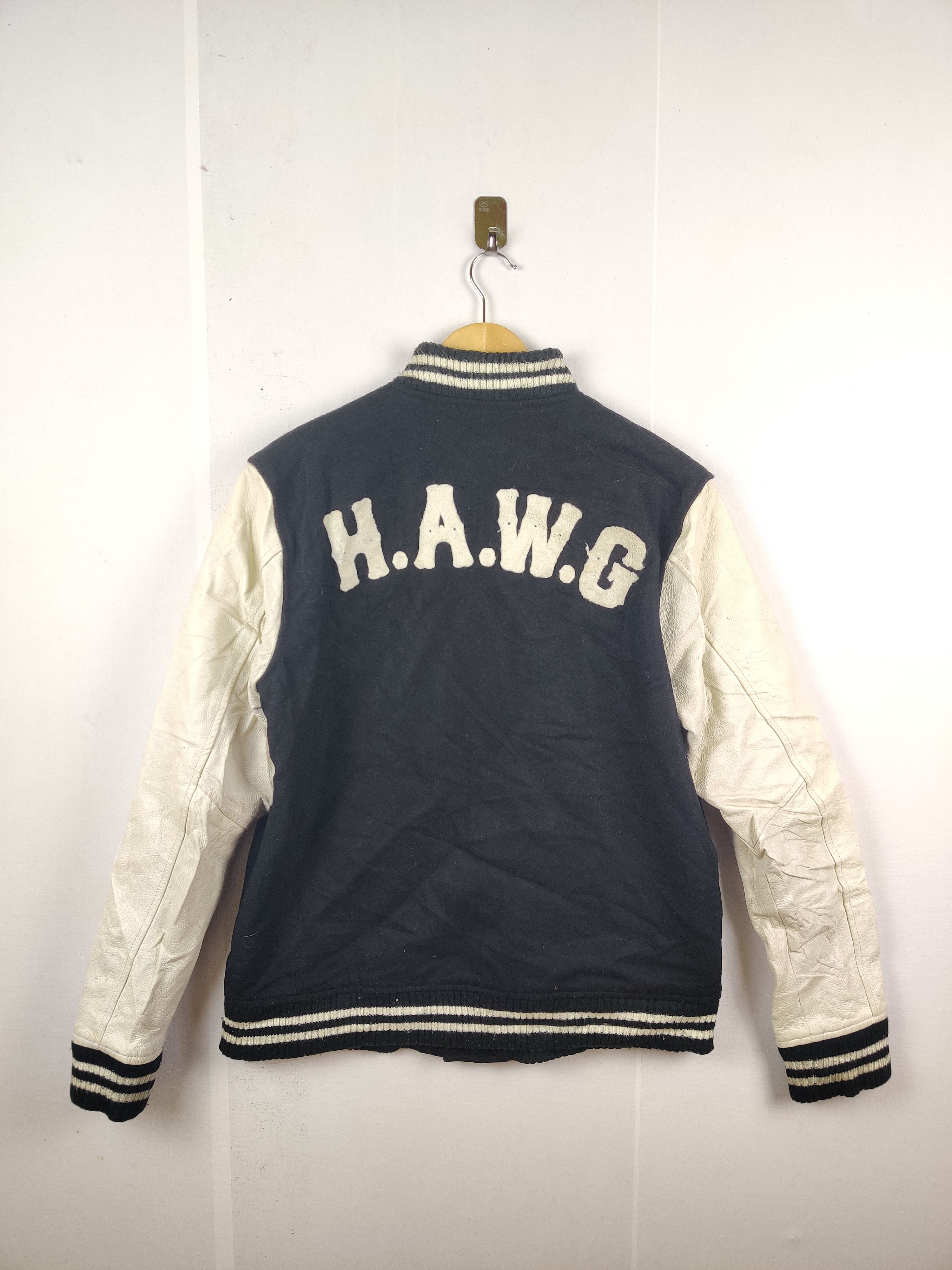 Japanese Brand Vintage Stooge & Co Embroidery Varsity Leather Jacket Size US L / EU 52-54 / 3 - 12 Thumbnail