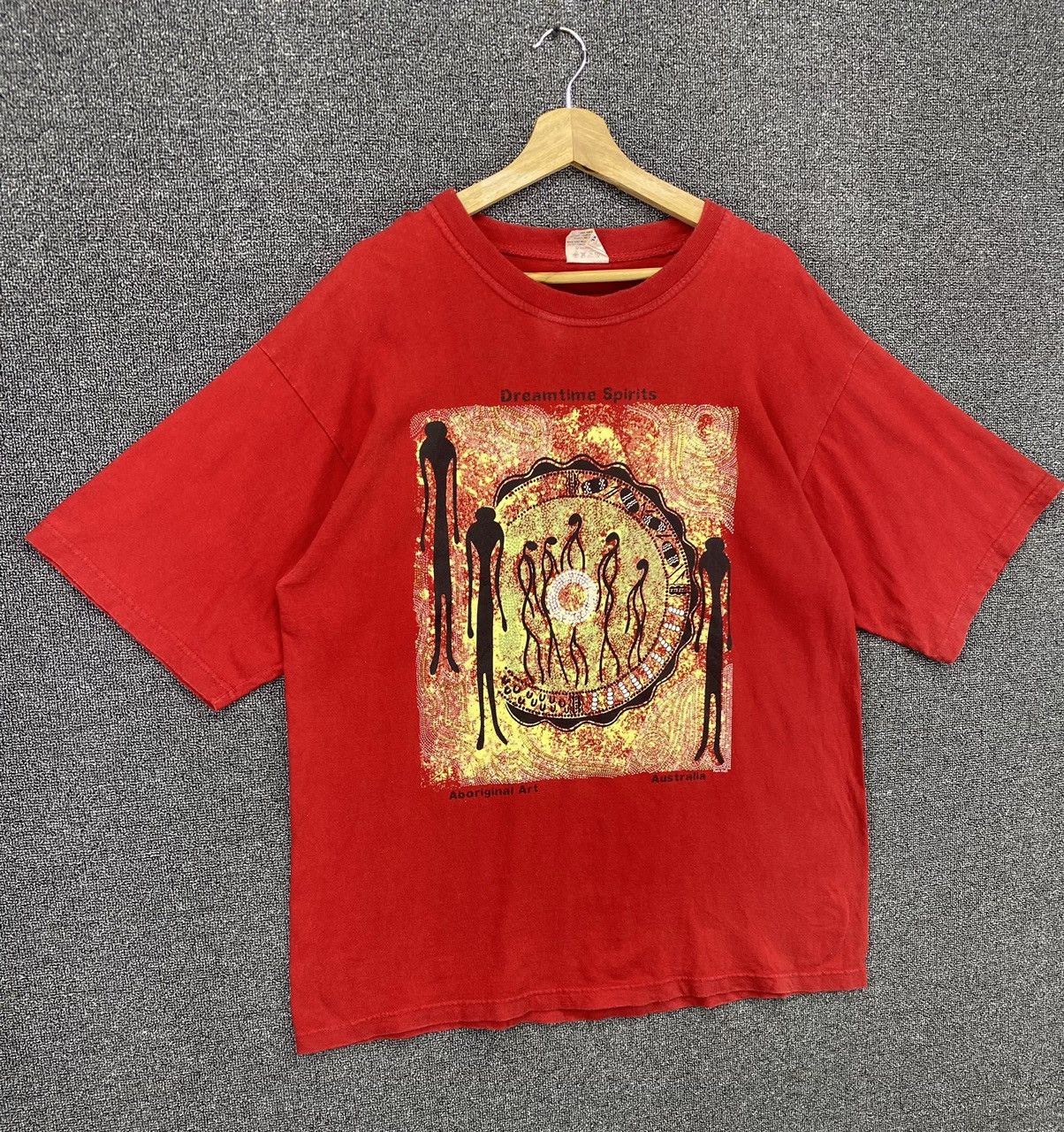 Vintage Vintage Australia Dreamtime Spirits Aboriginal Art Tees Size US XL / EU 56 / 4 - 2 Thumbnail