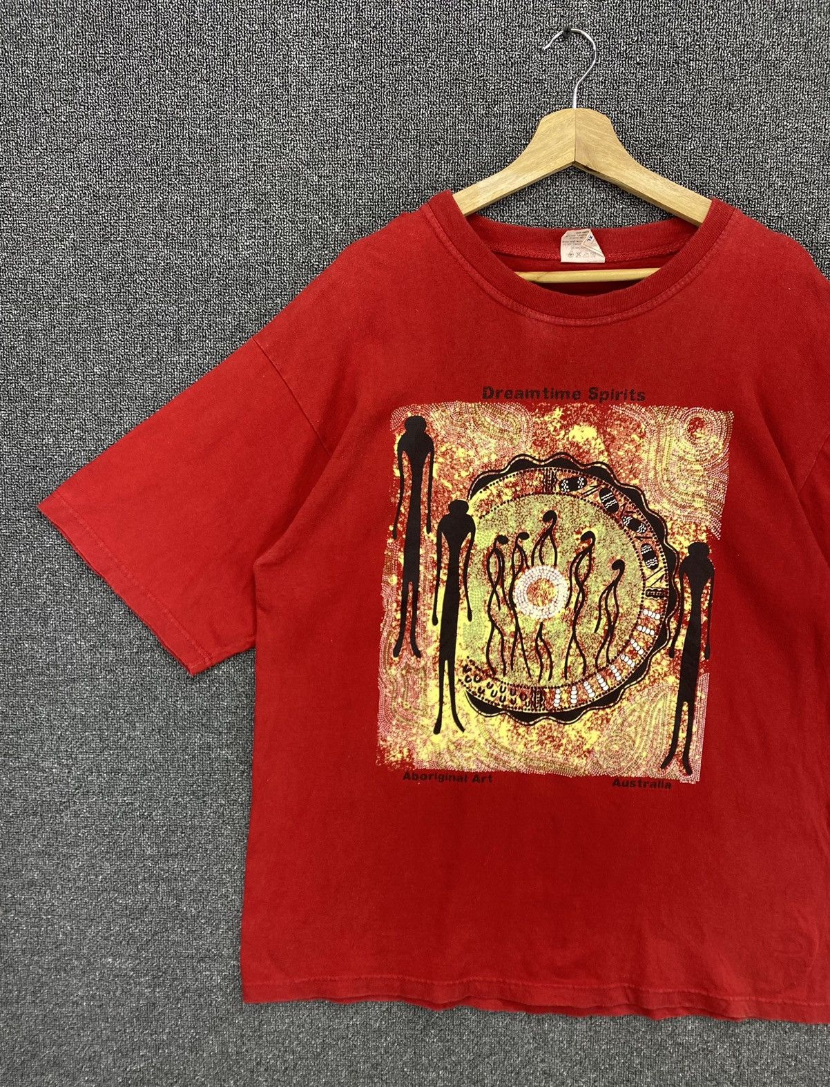 Vintage Vintage Australia Dreamtime Spirits Aboriginal Art Tees Size US XL / EU 56 / 4 - 3 Thumbnail
