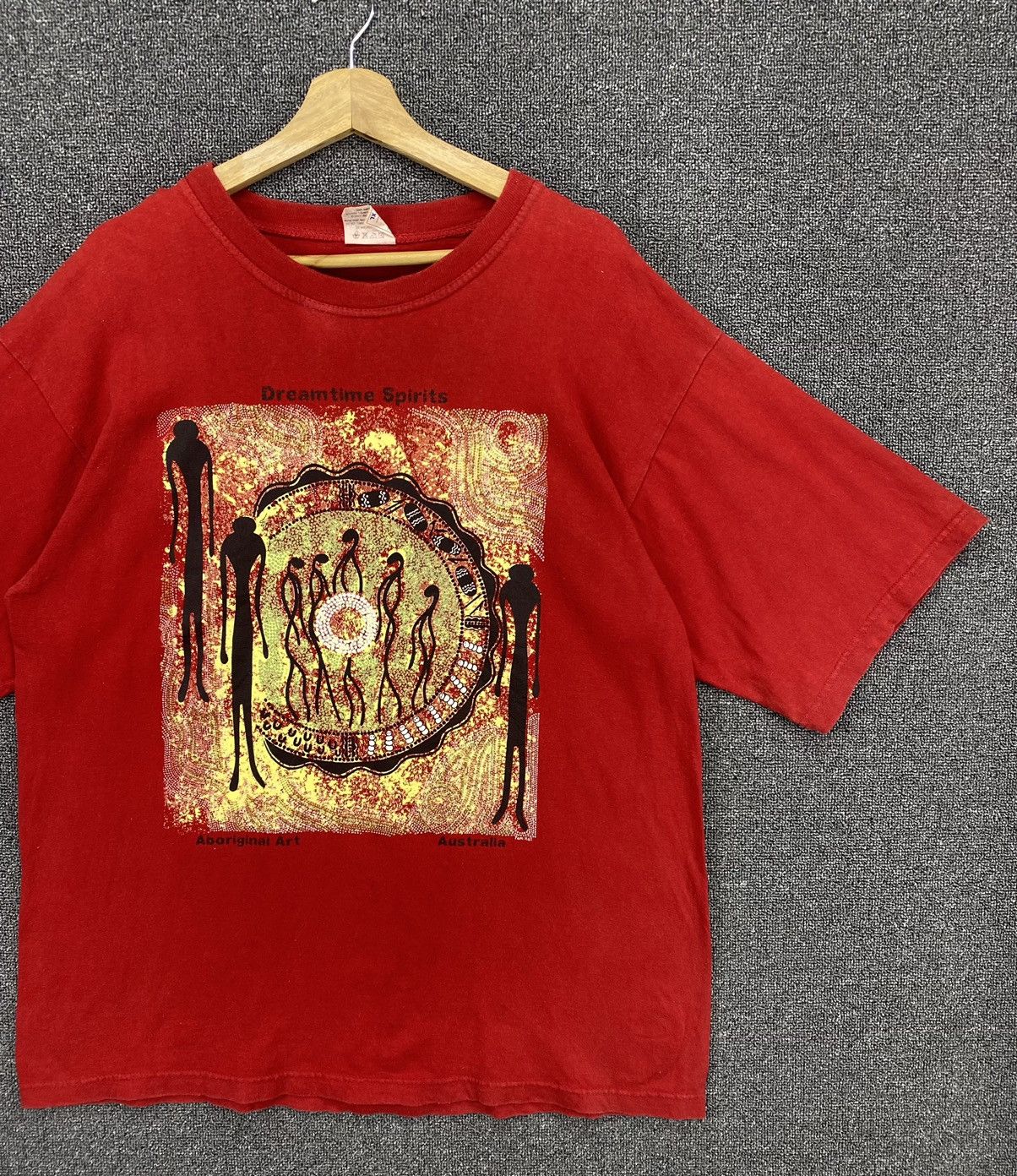 Vintage Vintage Australia Dreamtime Spirits Aboriginal Art Tees Size US XL / EU 56 / 4 - 4 Thumbnail