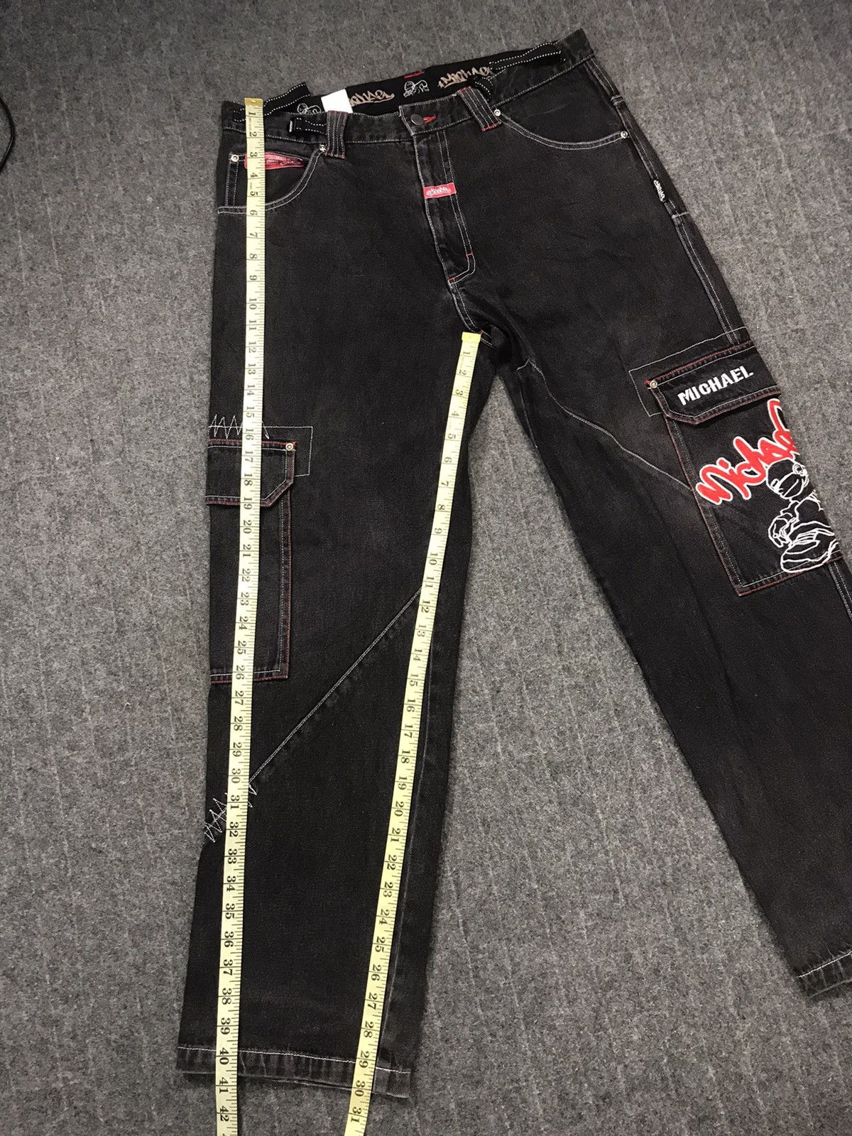 Japanese Brand Michael Dack Dive Double Knee Multi Pocket Tactical Utility Size US 34 / EU 50 - 12 Thumbnail