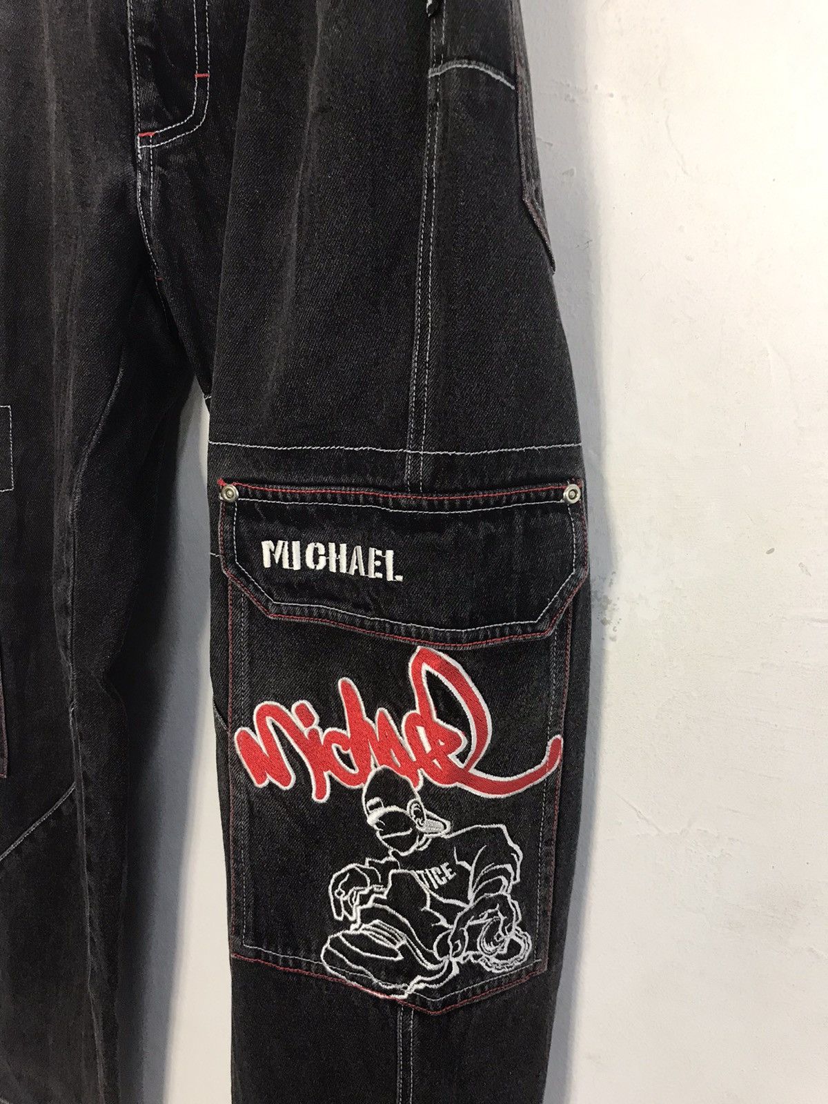 Japanese Brand Michael Dack Dive Double Knee Multi Pocket Tactical Utility Size US 34 / EU 50 - 5 Thumbnail