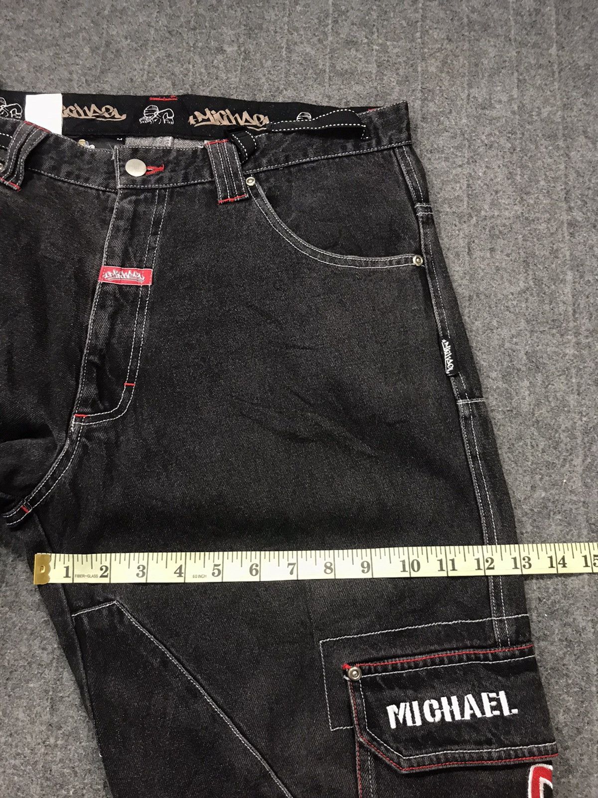 Japanese Brand Michael Dack Dive Double Knee Multi Pocket Tactical Utility Size US 34 / EU 50 - 13 Thumbnail