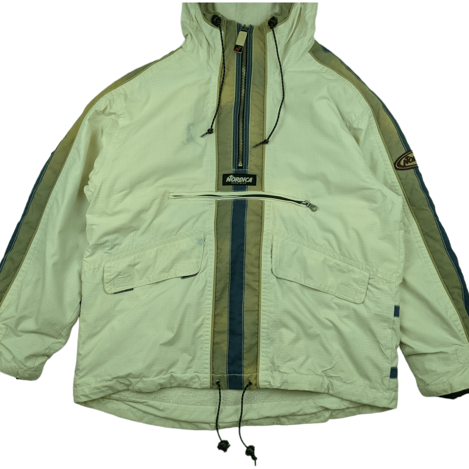 Japanese Brand × Vintage Vintage NORDICA Snow Wear Pullover Skii Jacket Size US M / EU 48-50 / 2 - 2 Thumbnail