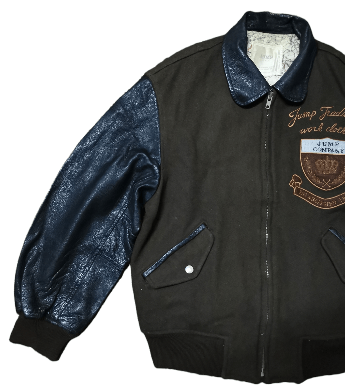Vintage Varsity Jacket Jump Traditional x Japanese Brand