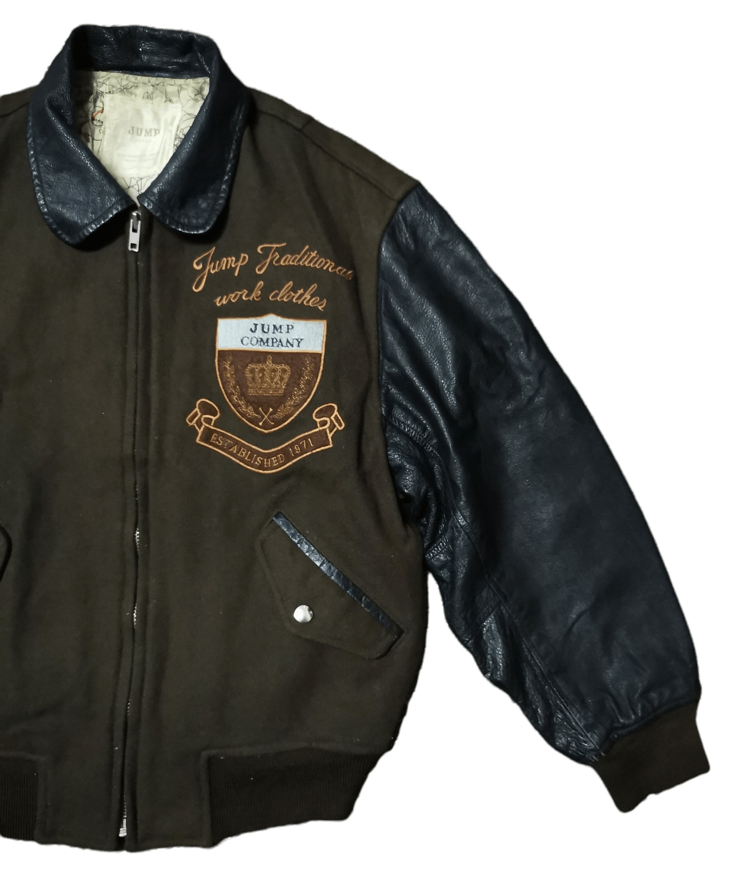 Japanese Brand Vintage Varsity Jacket Jump Traditional x Japanese Brand Size US M / EU 48-50 / 2 - 3 Thumbnail