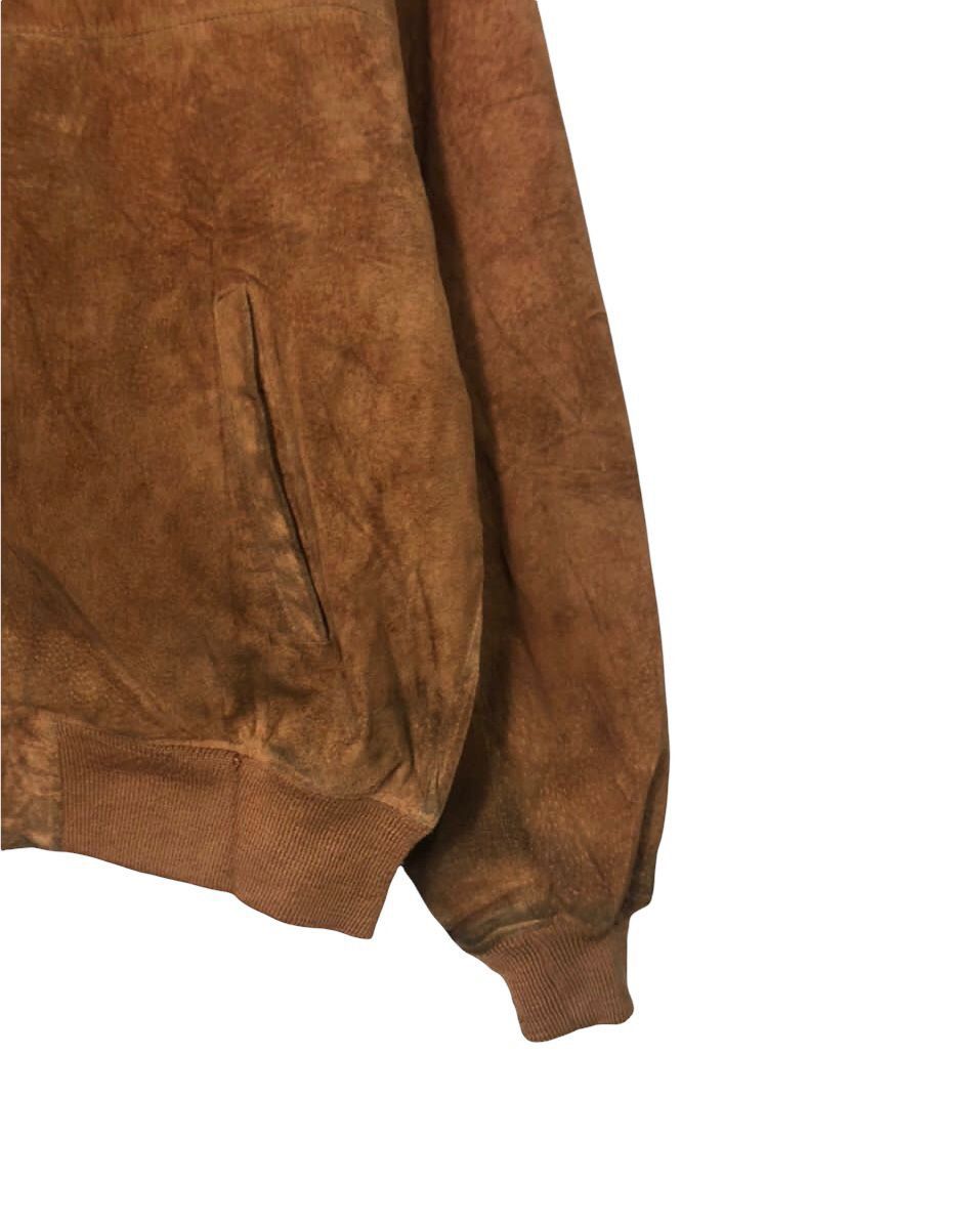 Japanese Brand × Vintage Vtg Atelier Sab Embroidery Big Logo Zipper Up Leather Jacket Size US L / EU 52-54 / 3 - 3 Thumbnail