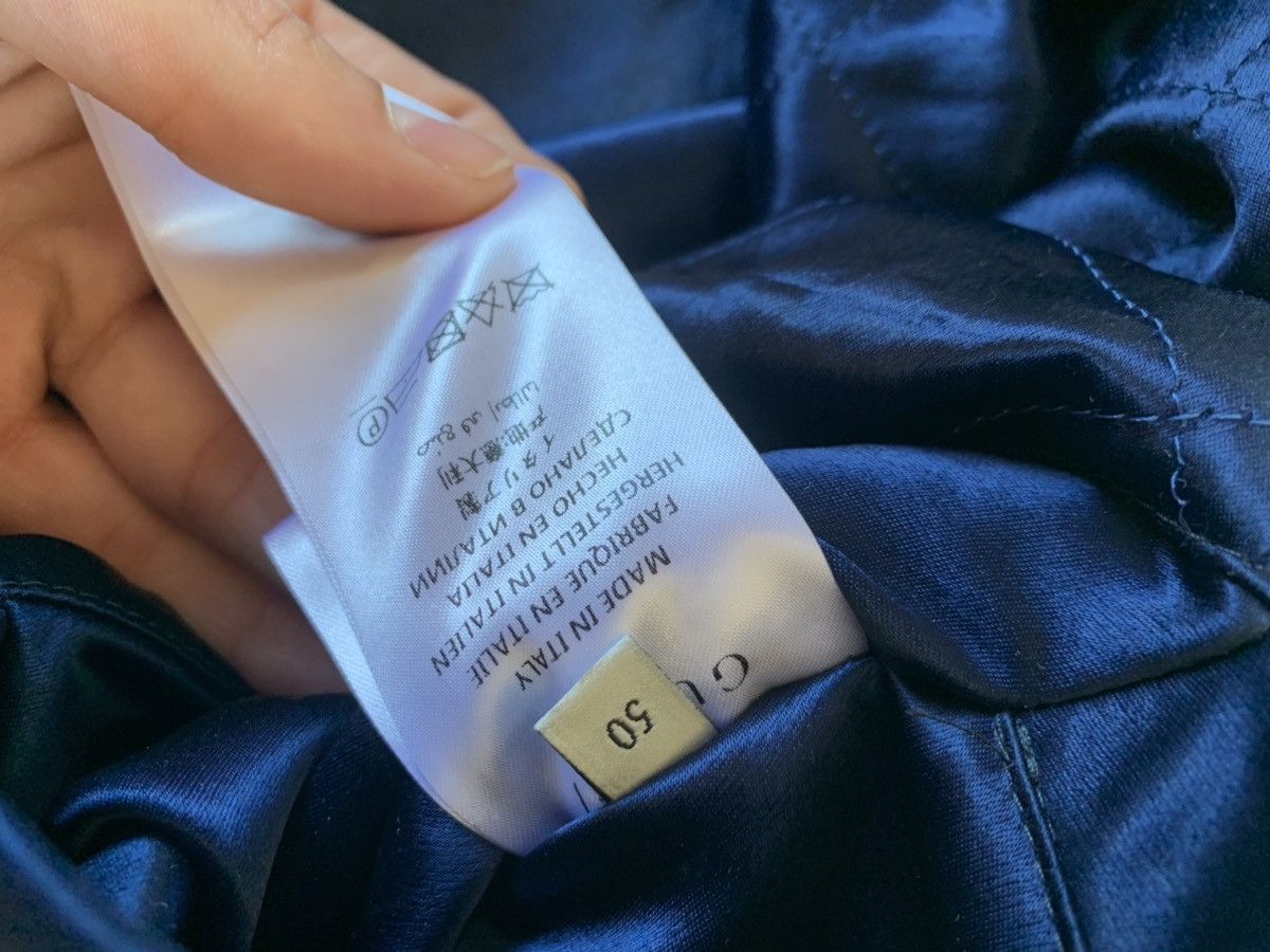 Gucci Logo Trim Acetate Bomber Jacket Size US M / EU 48-50 / 2 - 8 Thumbnail