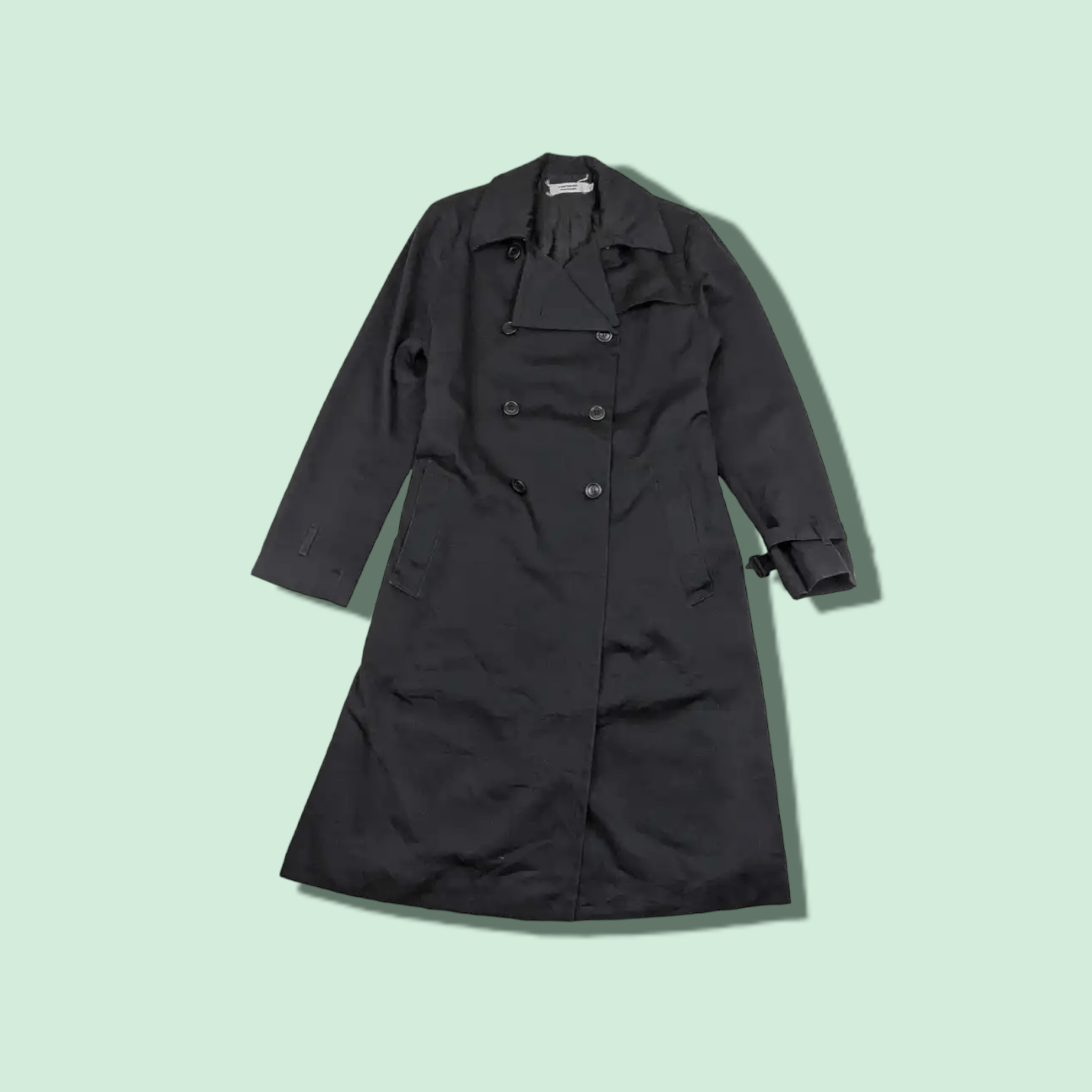 Japanese Brand CONTOIR DES COTONNIERS Long Trench Coat Jacket Size M / US 6-8 / IT 42-44 - 1 Thumbnail