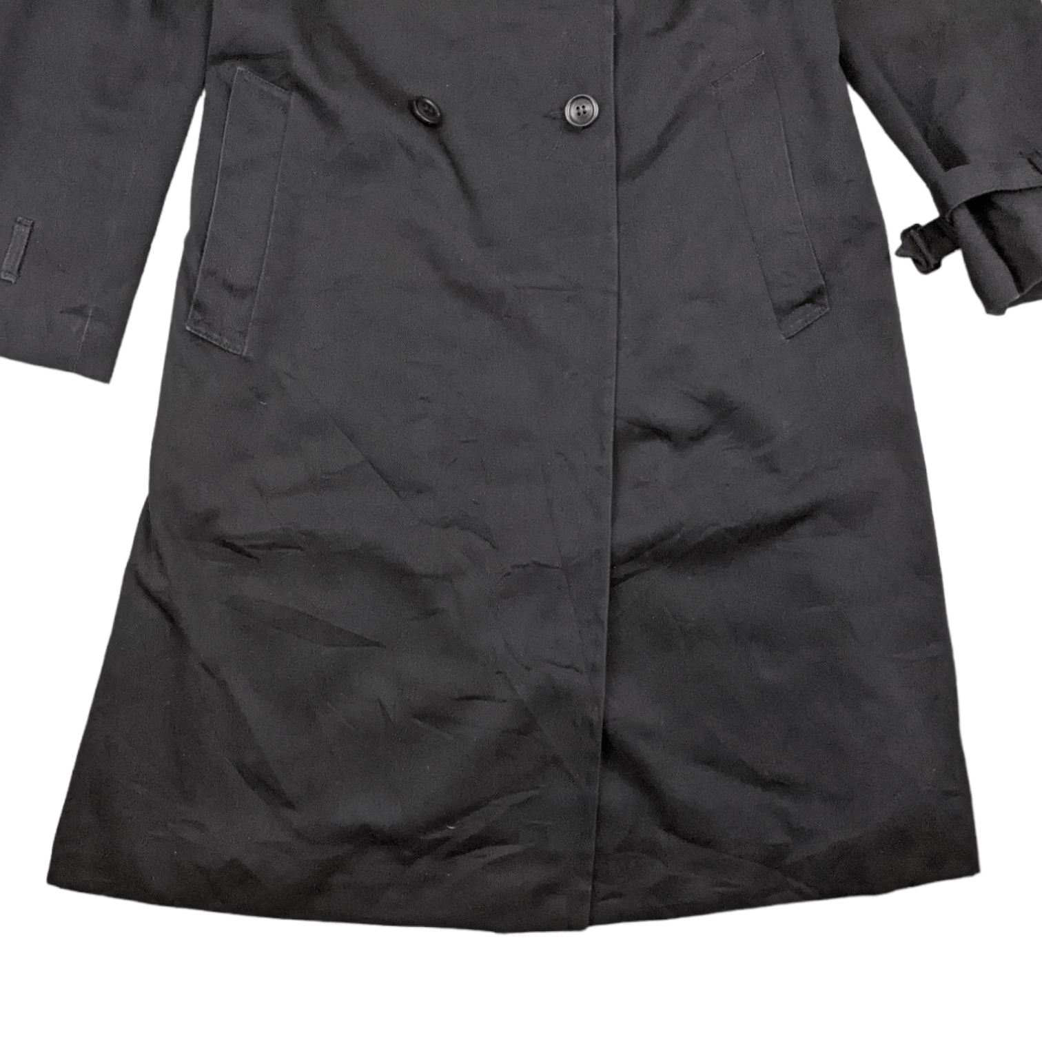Japanese Brand CONTOIR DES COTONNIERS Long Trench Coat Jacket Size M / US 6-8 / IT 42-44 - 6 Thumbnail