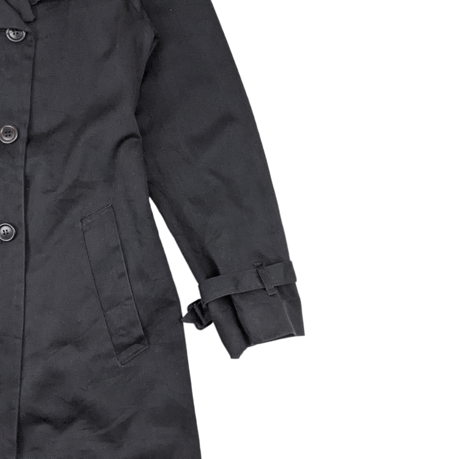 Japanese Brand CONTOIR DES COTONNIERS Long Trench Coat Jacket Size M / US 6-8 / IT 42-44 - 5 Thumbnail
