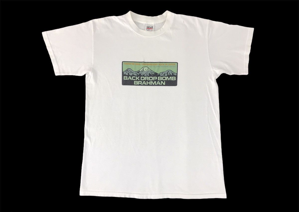 Band Tees × Japanese Brand × Vintage Vintage 90s Brahman Backdrop Bomb Fuji Rock Fest Tour 99 Size US L / EU 52-54 / 3 - 1 Thumbnail